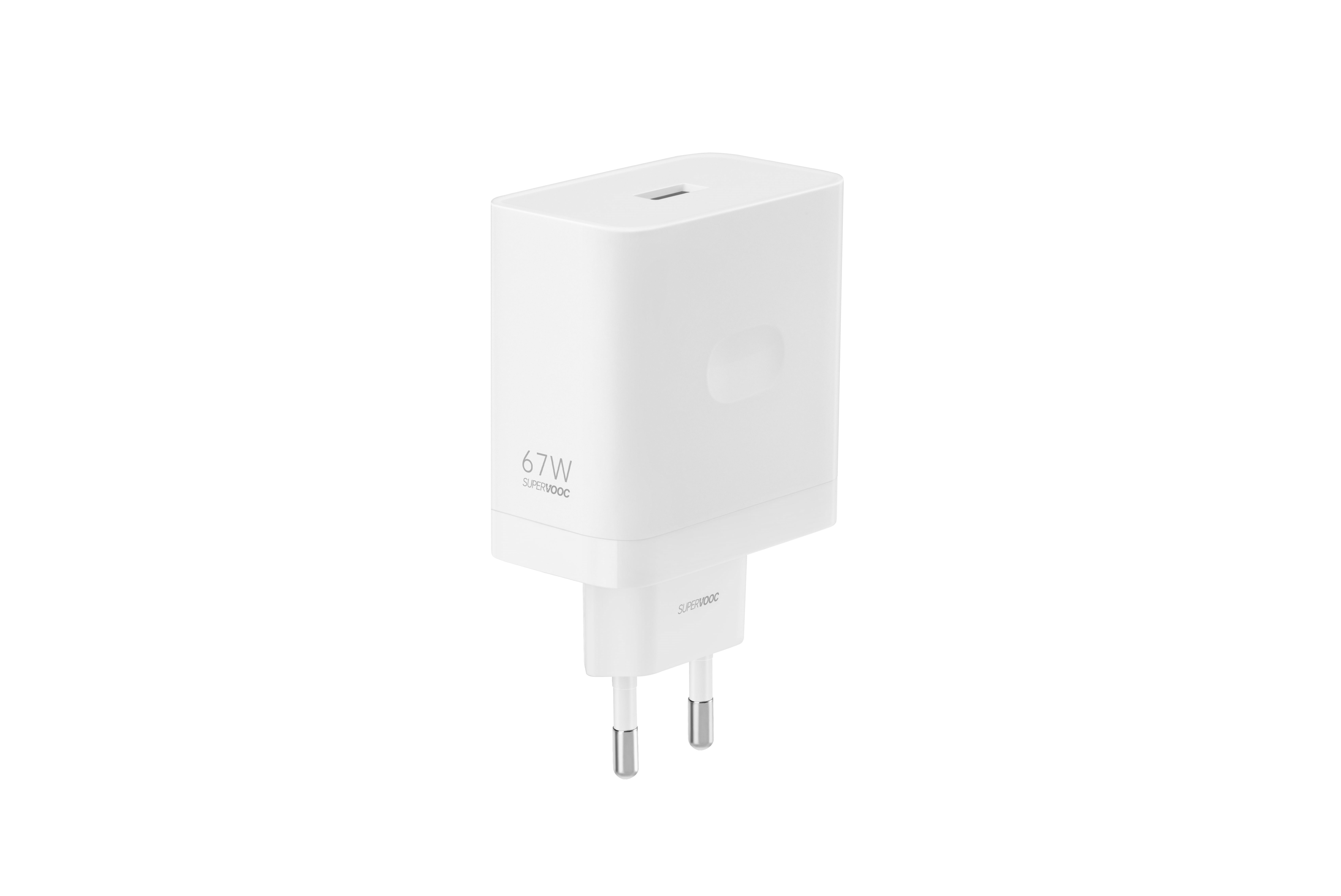 realme SUPERVOOC 67W Power Adapter - White Mobil Oplader 631451000013