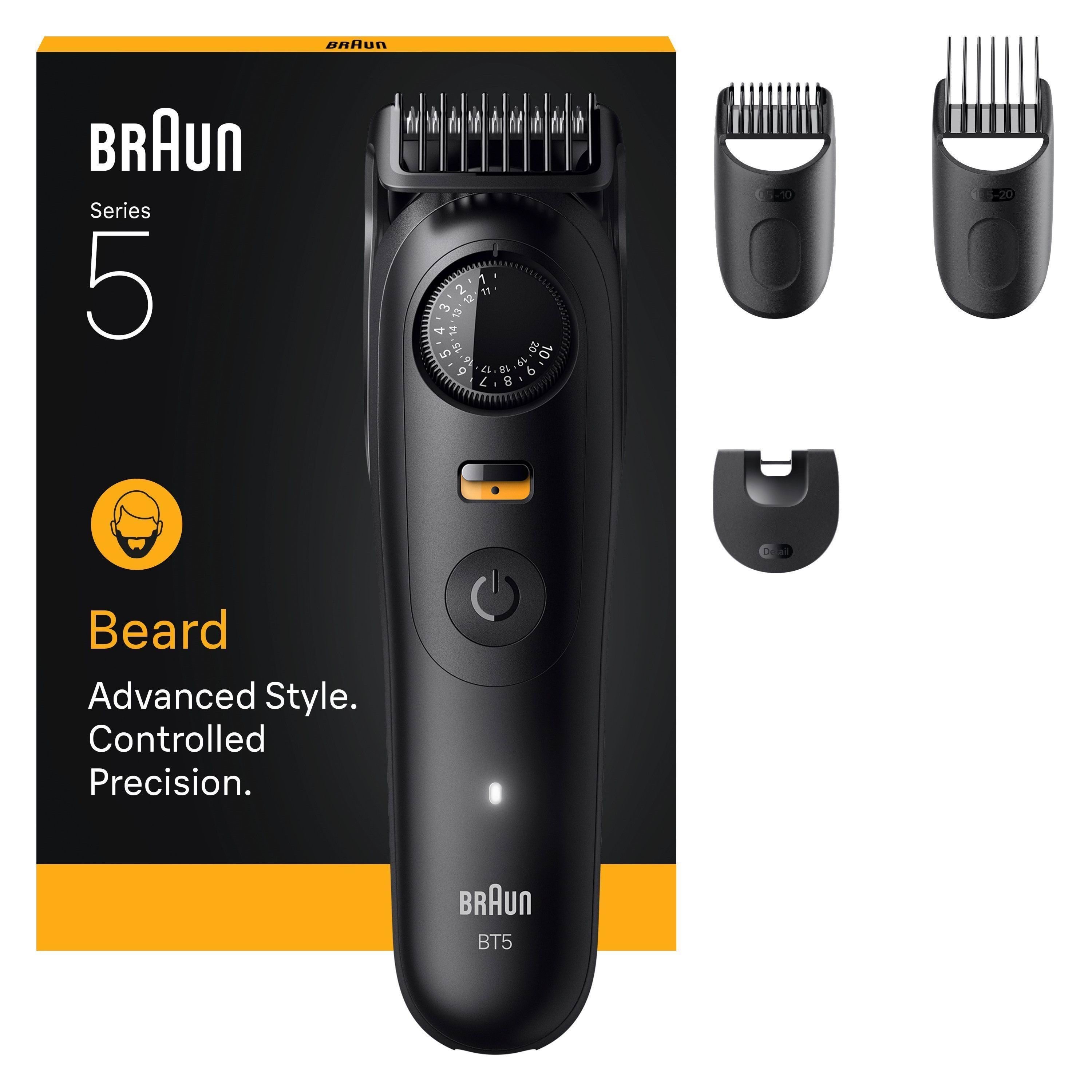 Braun Skægtrimmer Styler BT 5520 - Black Matt Hårtrimmer 7500435244992