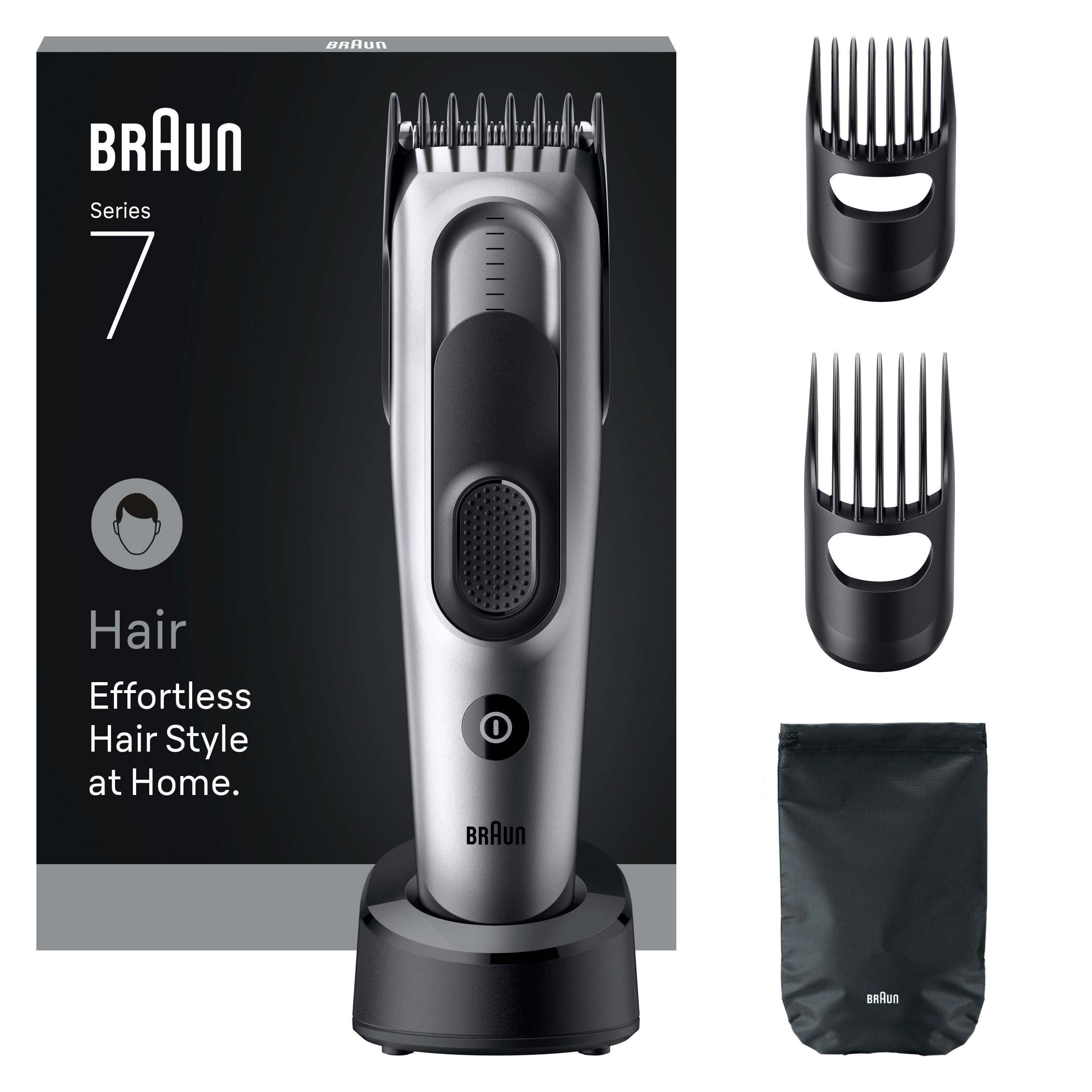 Braun Hårtrimmer Styler HC 7590 - Black / Spc Grey Hårtrimmer 4987176251060