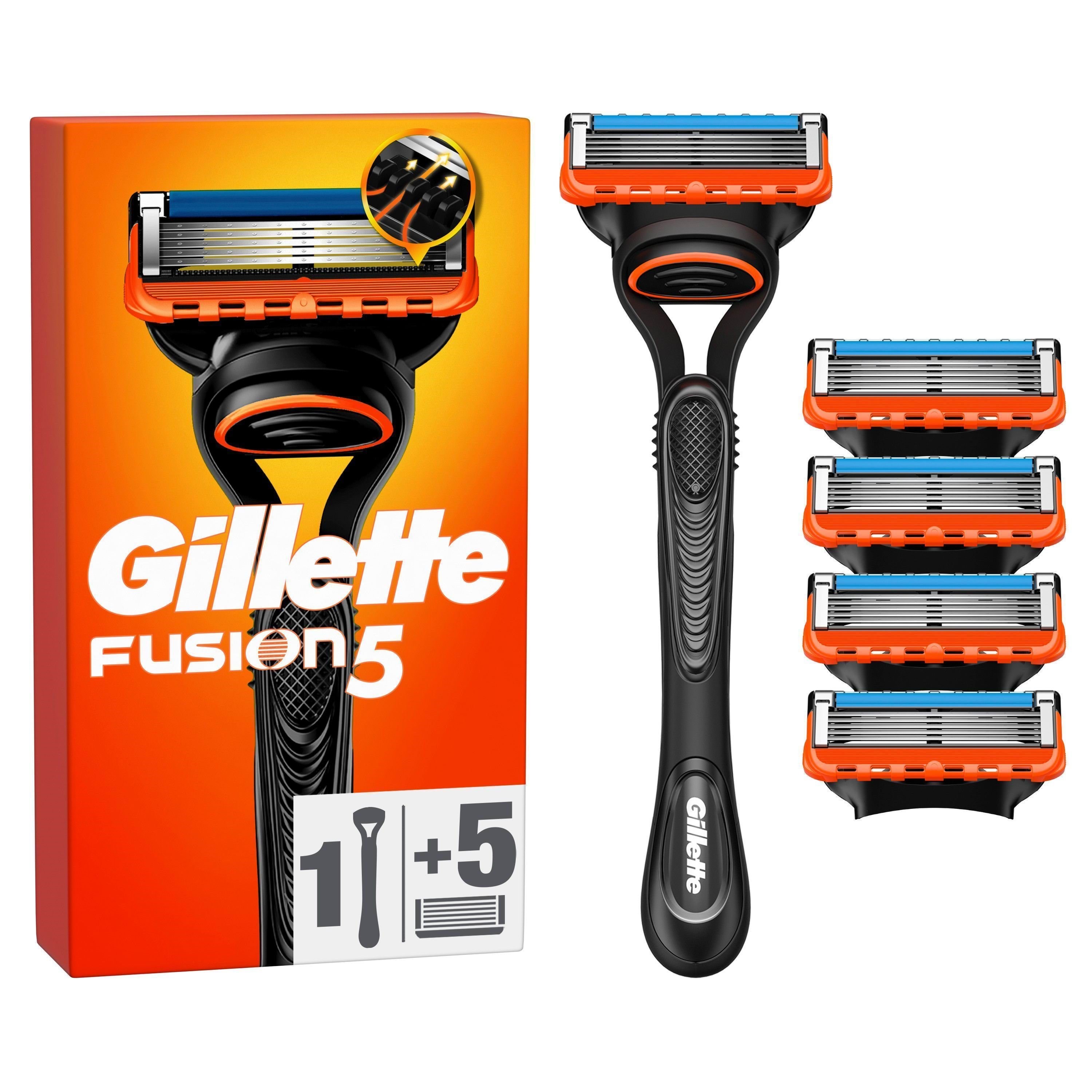 Gillette Fusion5 Manual handle - 5 blades Barbergrej 8001090761460