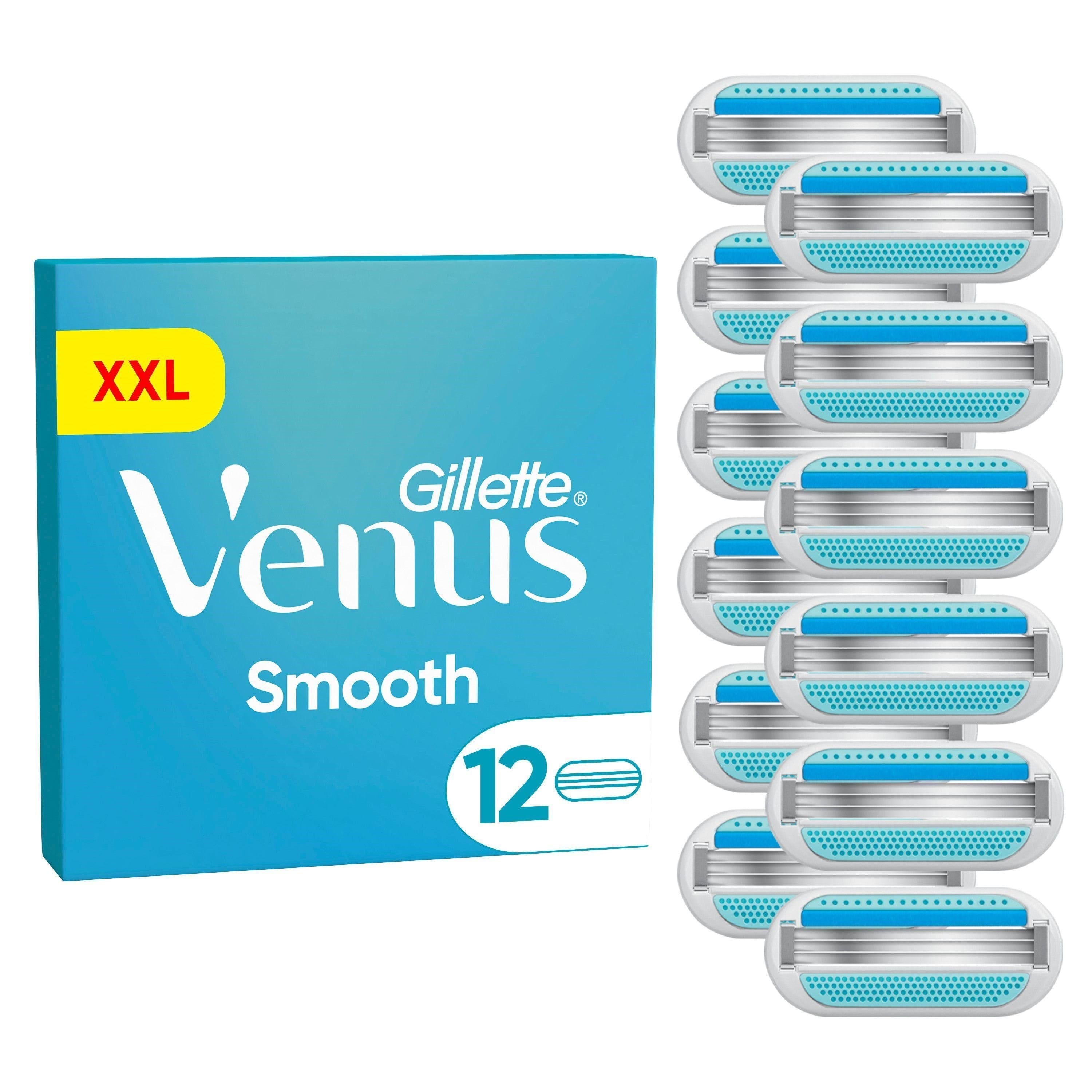 Gillette-Venus Smooth - 12 pcs Barbergrej 8700216493819