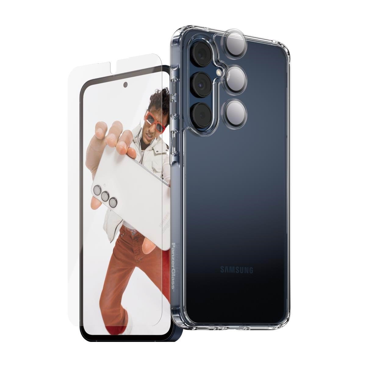 CARE by PanzerGlass Flagship 3-in-1 Bundle Samsung Galaxy A56 5G Beskyttelsesglas CRRCHNUG38380