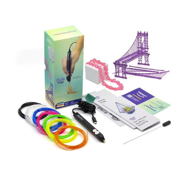 3Doodler Flow Essentials 3D Printing Pen Set Kreativt Legetøj FLOW-INTL