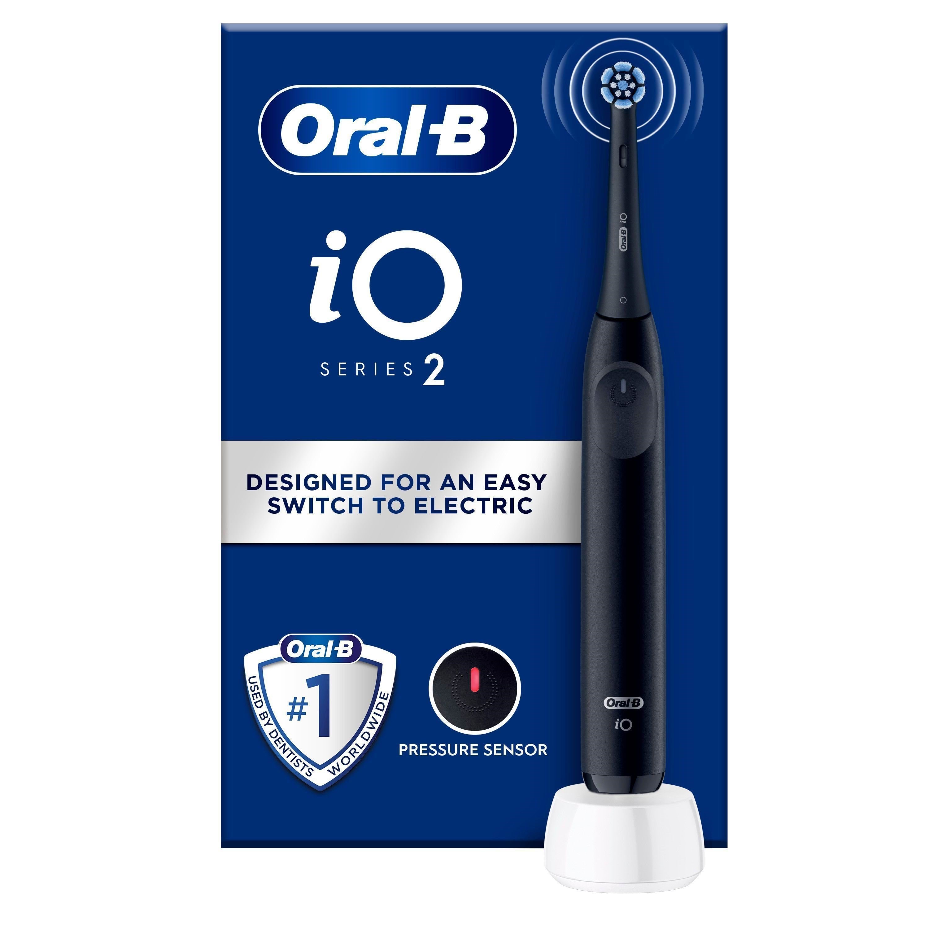 Oral-B Eltandbørste iO2 Night Black El Tandbørste Sort 8700216612272