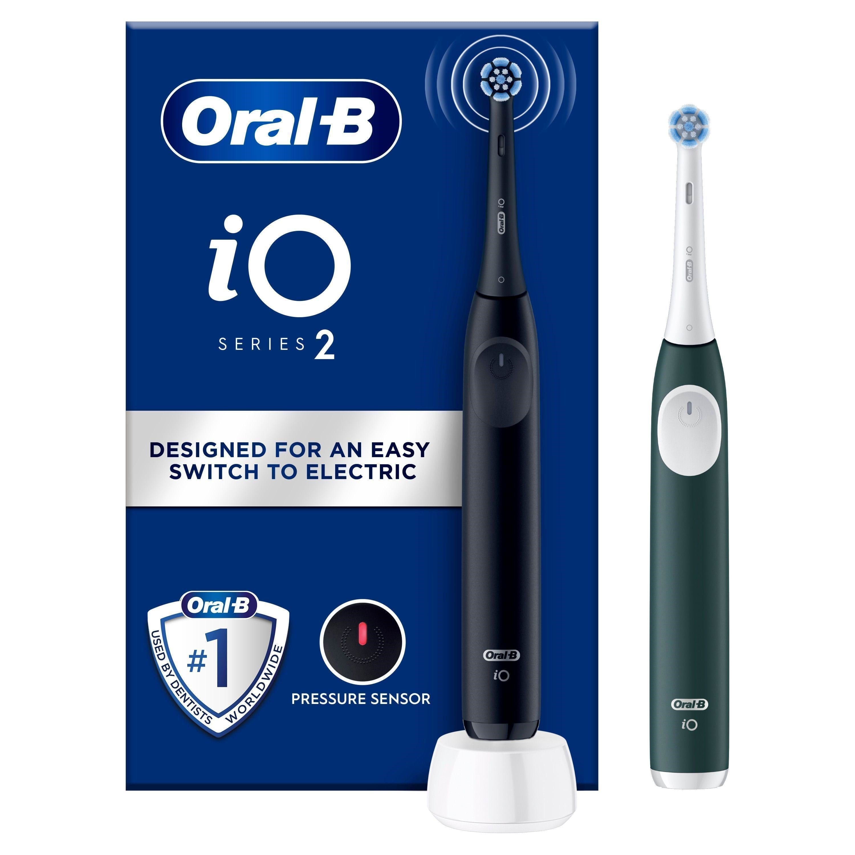 Oral-B Eltandbørste iO2 Duo Night Black / Forest Green El Tandbørste 8700216612418