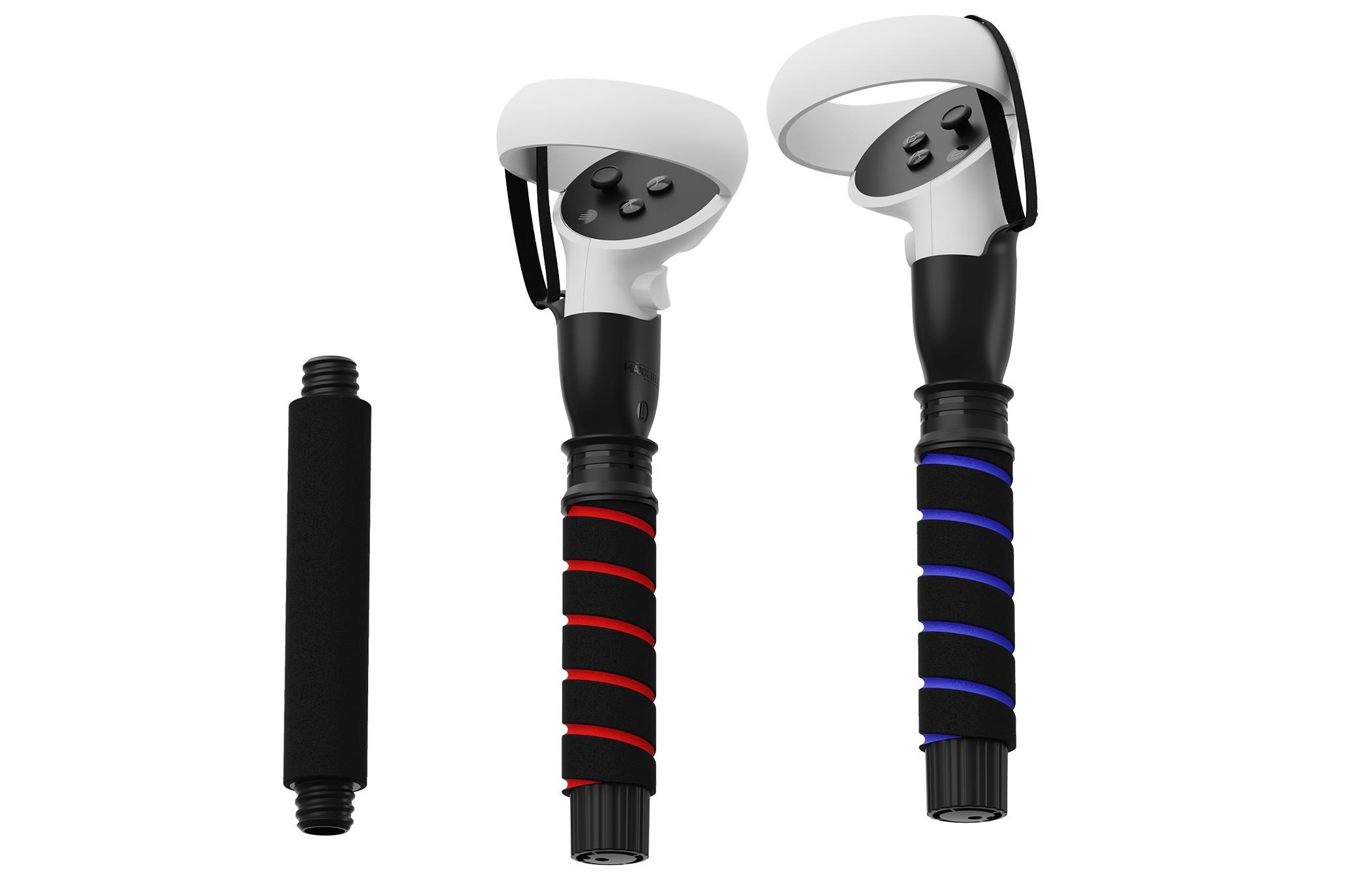 MAXX TECH Beat Saber Kit for Meta Quest 2/3/3S Vr Tilbehør MXT-BSMQ2-3