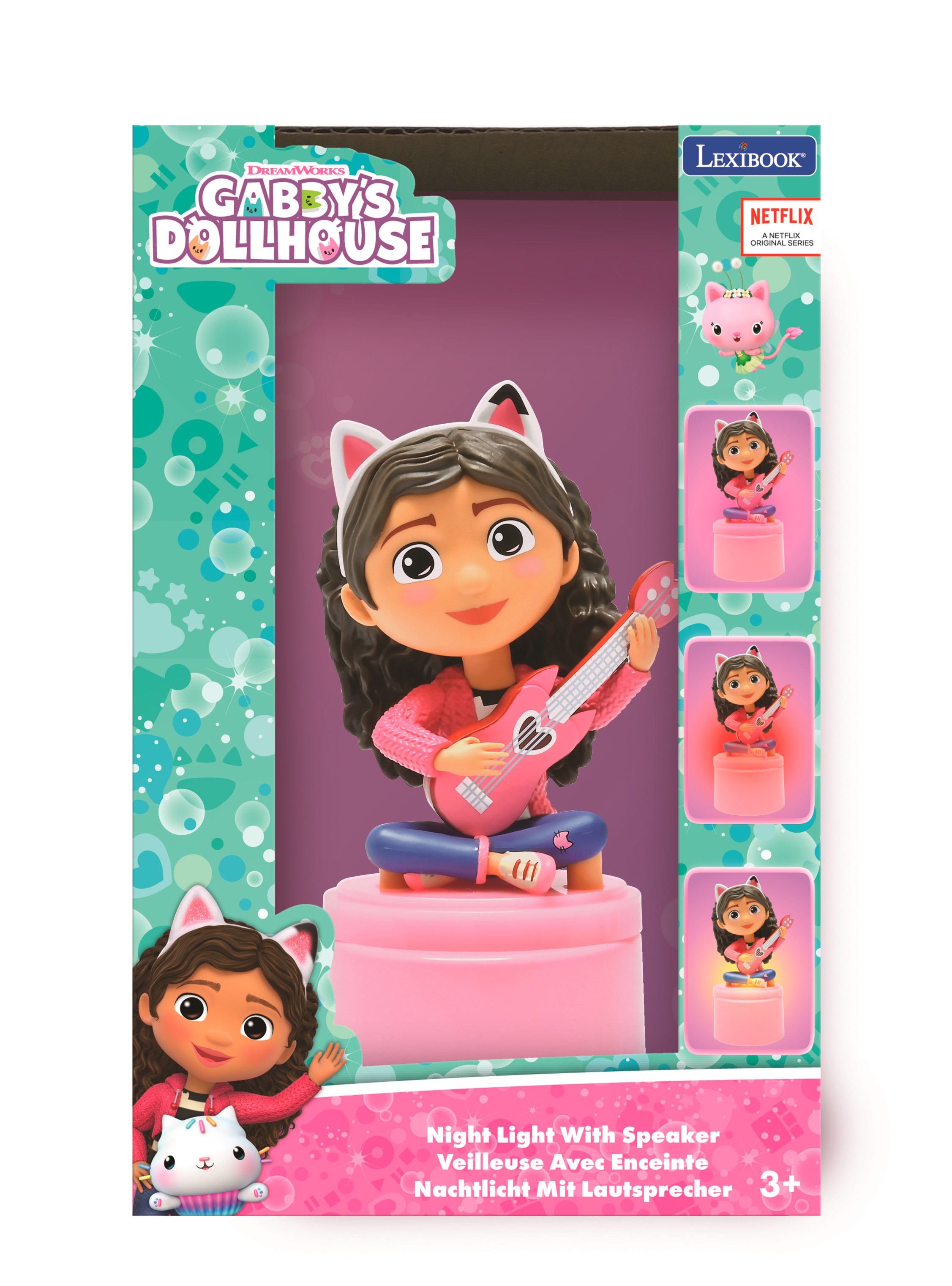 Gabby's Dollhouse Night Light Speaker Børnelampe 89006