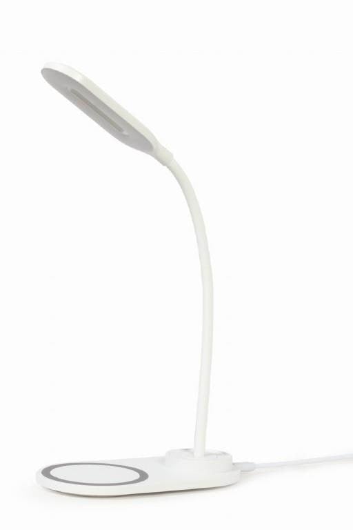 Gembird Desk lamp with wireless charger - White Boligindretning TA-WPC10-LED-01-W