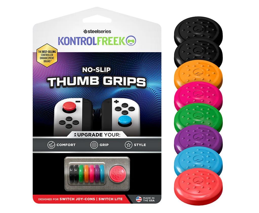 KontrolFreek No-Slip Thumbgrip 8-pack - Switch - Thumbstick Covers - Nintendo Switch Spil Tilbehør 1510-JOY