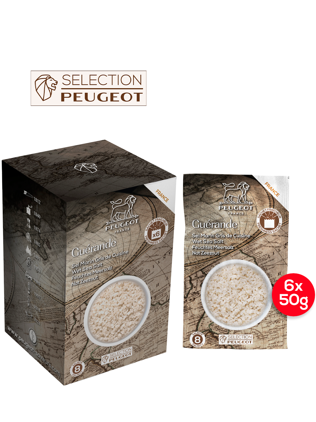 Peugeot Guérande salt 300g Køkkentilbehør 42752