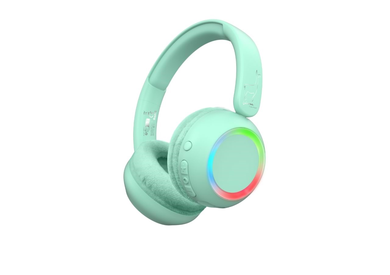 Lalarma Wireless headphone - with ambient light for kids Hovedtelefoner Og Headset LALAR-WHWL-MINT