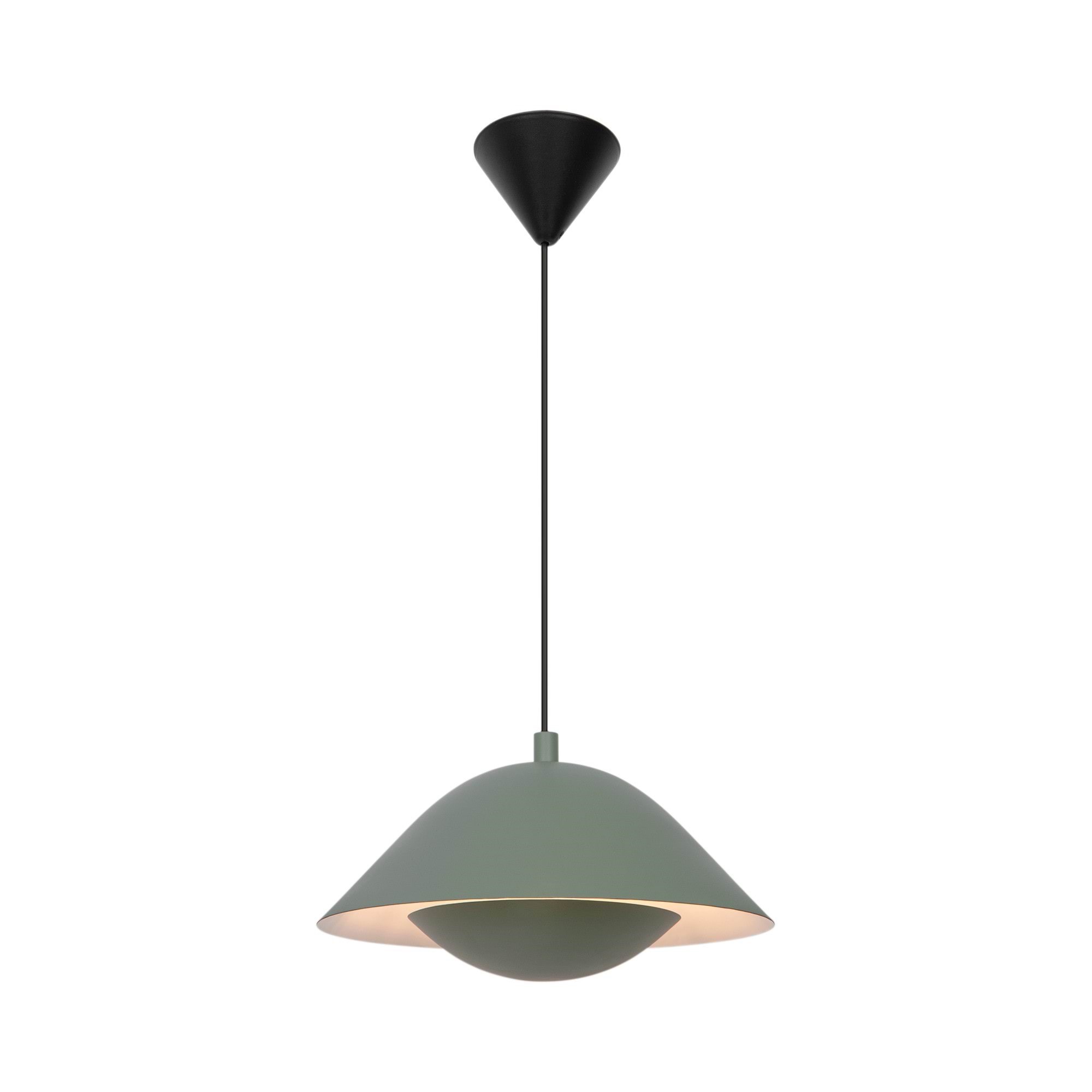 Nordlux Freya 35 pendel, støvet grøn Lampe 2213083023