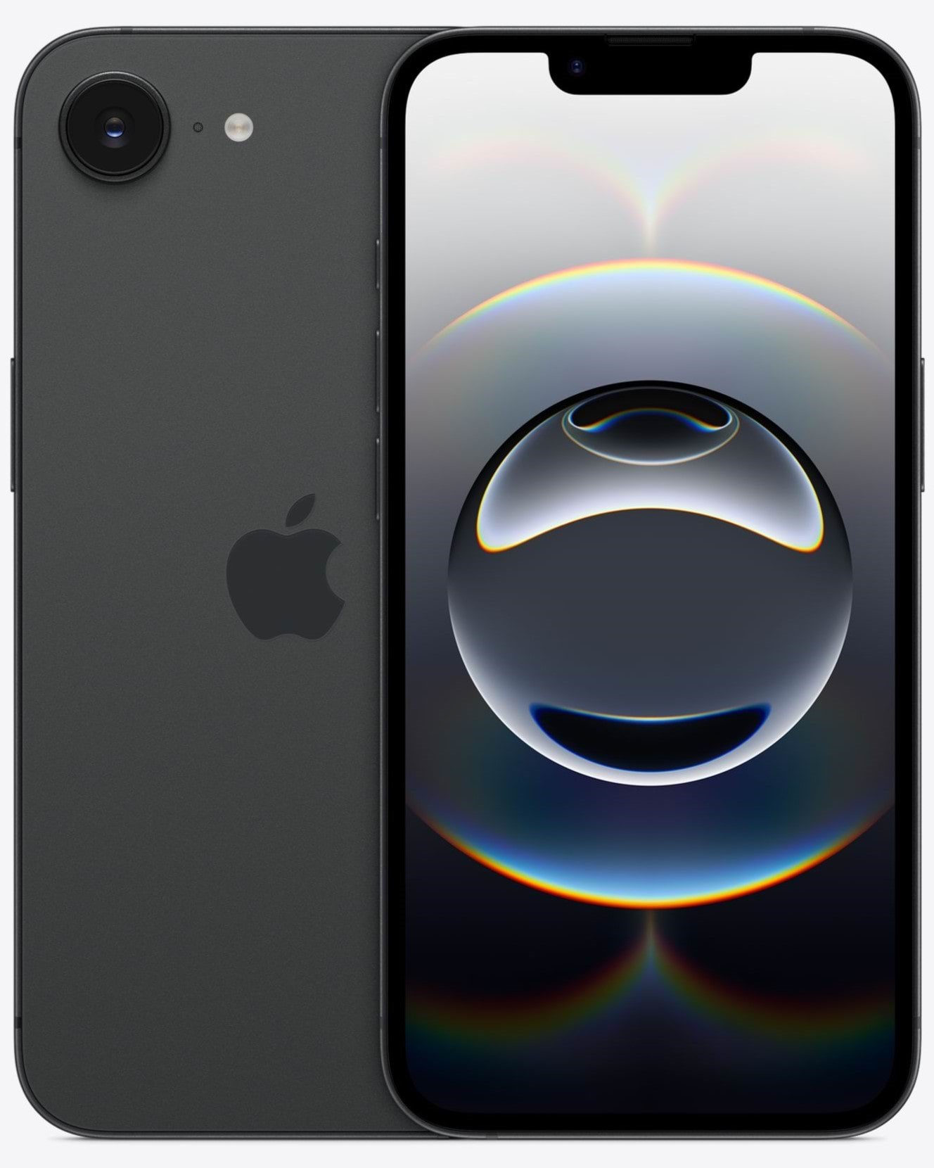 Apple iPhone 16e 128GB - Black Mobiltelefon Sort MD1Q4QN/A