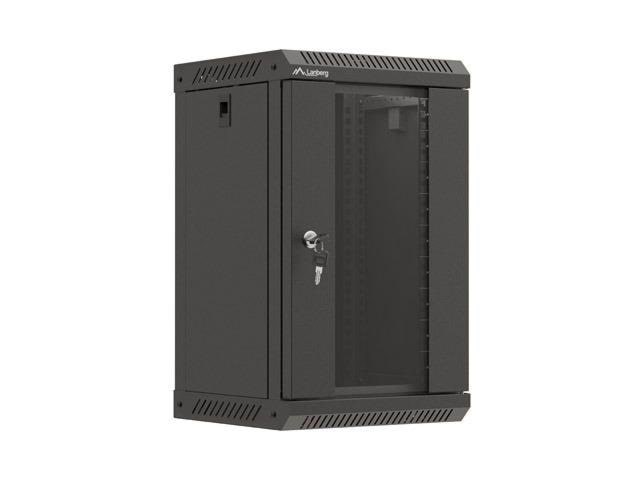 Lanberg WF11-3309-10B - 9U - Wall Mount Rack Cabinet Rackskab