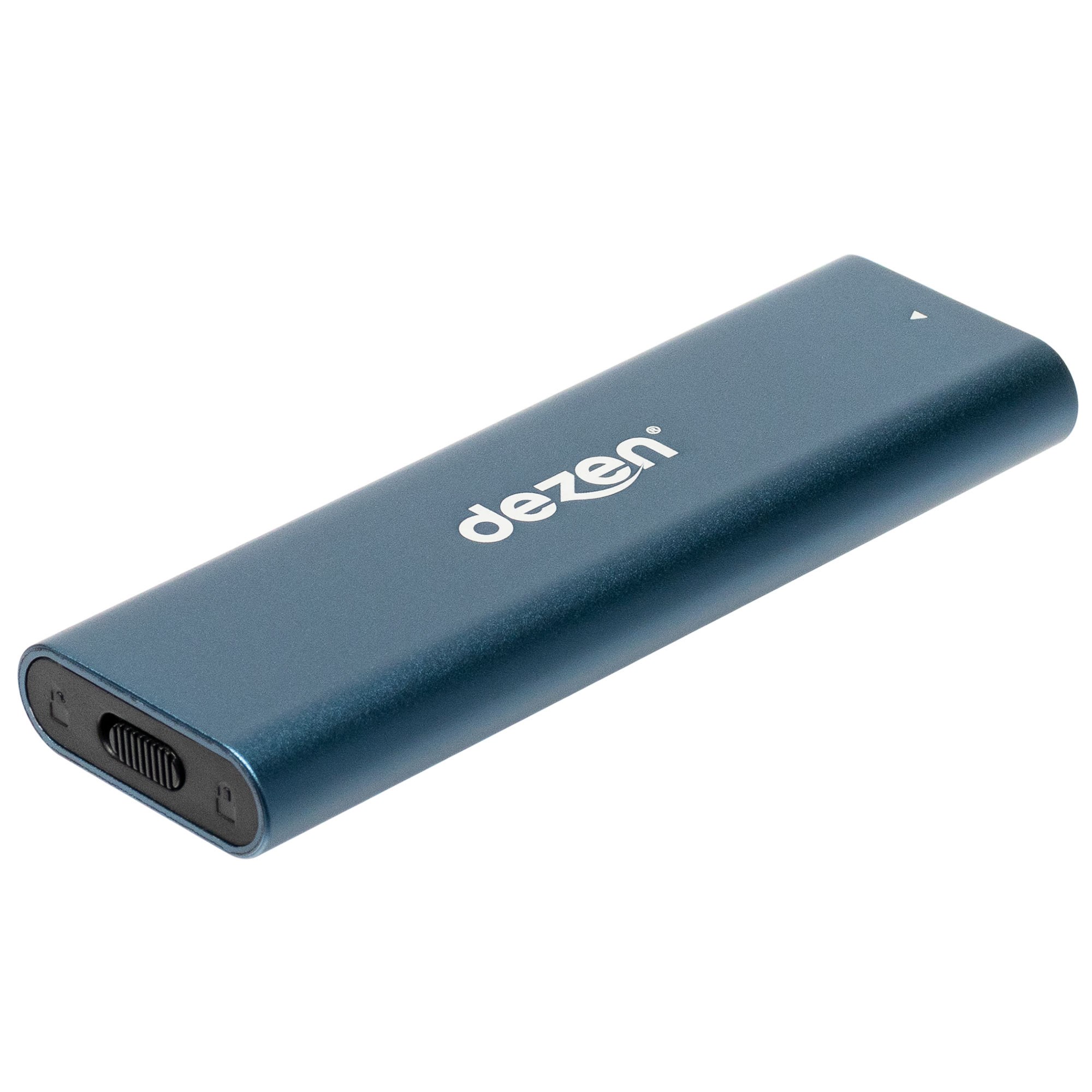 dezen M.2 Premium NVMe Enclosure USB 3.2 Gen 2 - Blå Harddisk Tilbehør DZ-PRE-M2N-BLU