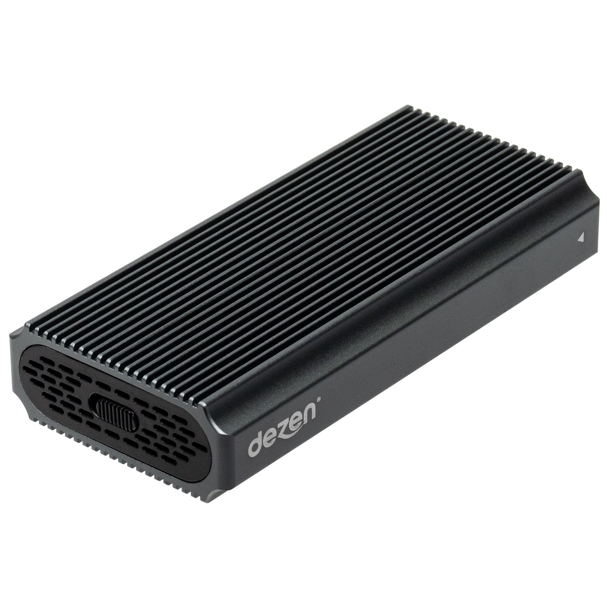 dezen M.2 Premium NVMe Enclosure USB4 - Sort Harddisk Tilbehør DZ-PRE-M2NU4-BLK