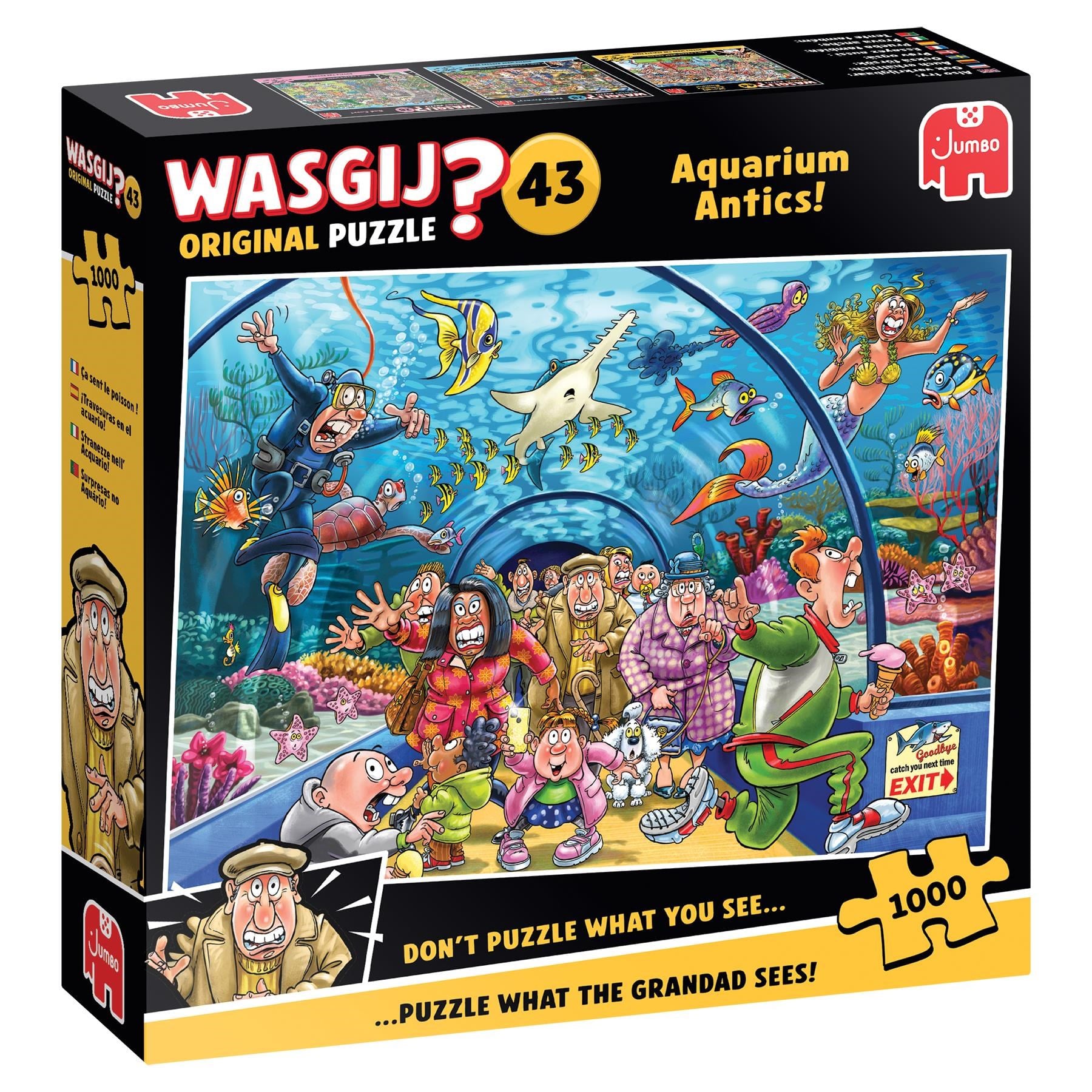 Wasgij Original 43 Aquarium Antics! (1000)