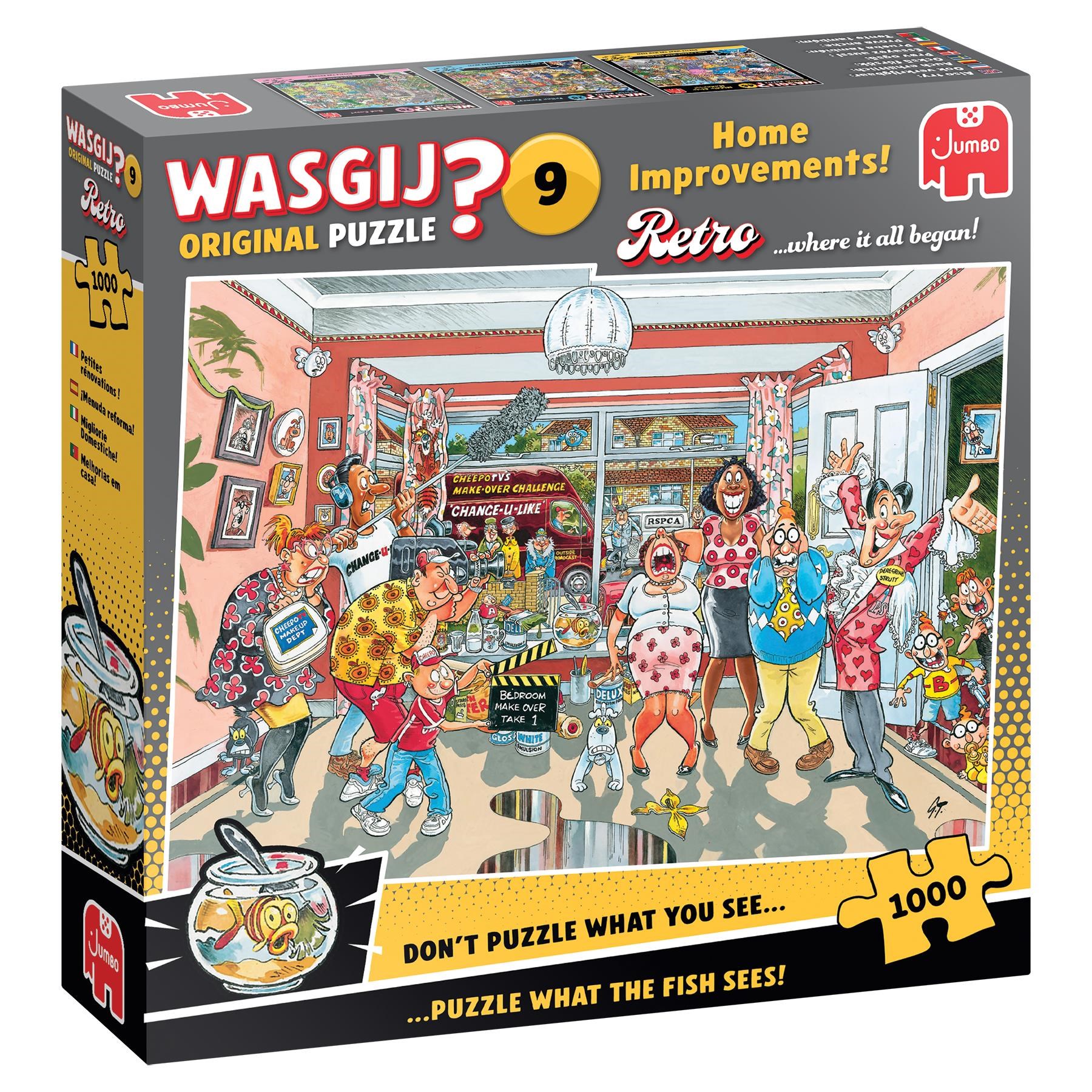 Wasgij Retro Original 9 Home Improvements! (1000) Puslespil 1110100502