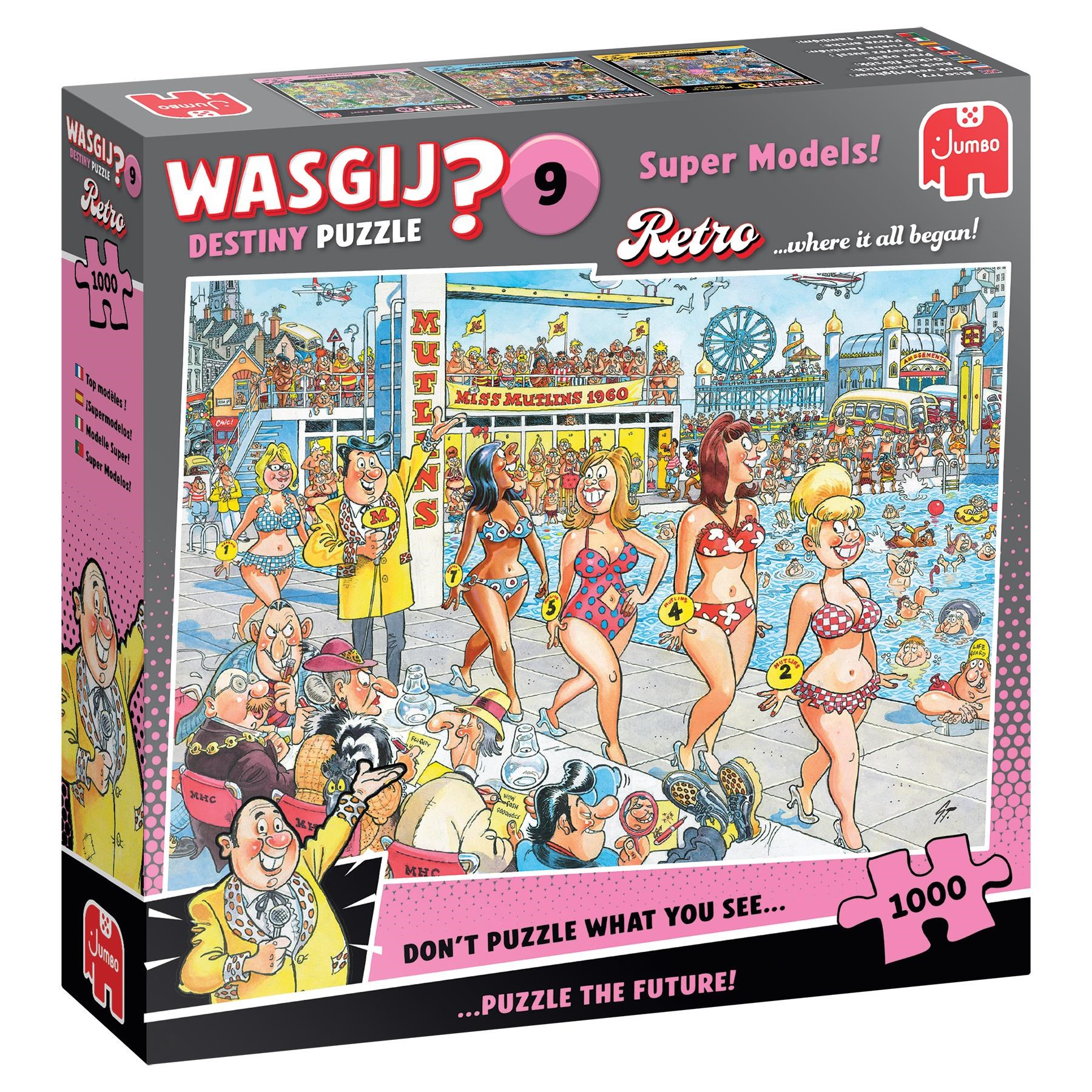 Wasgij Retro Destiny 9 - Super Models! (1000)