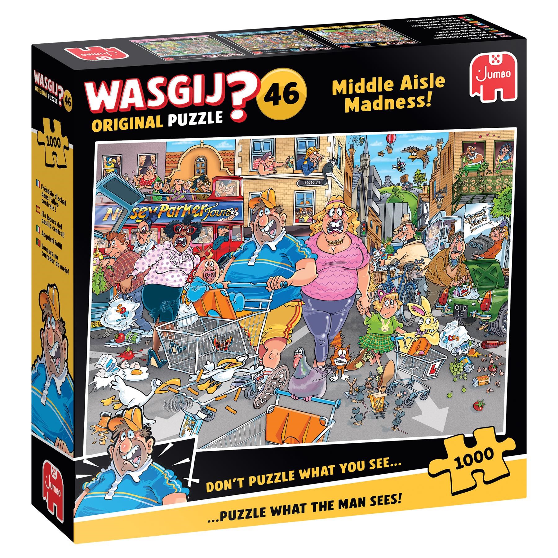 Wasgij Original 46 - Middle Aisle Madness! (1000) Puslespil 1110100505