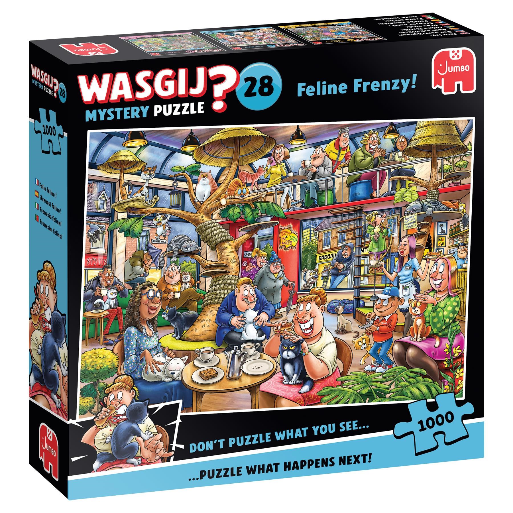 Wasgij Mystery Puzzle 28 Feline Frenzy! (1000)