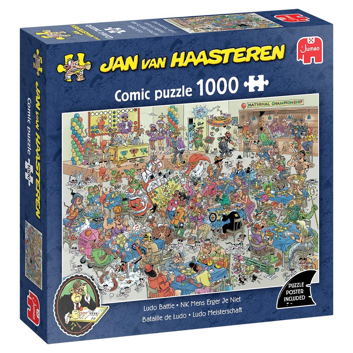 Jan van Haasteren Ludo Battle (1000) Puslespil 1110100482