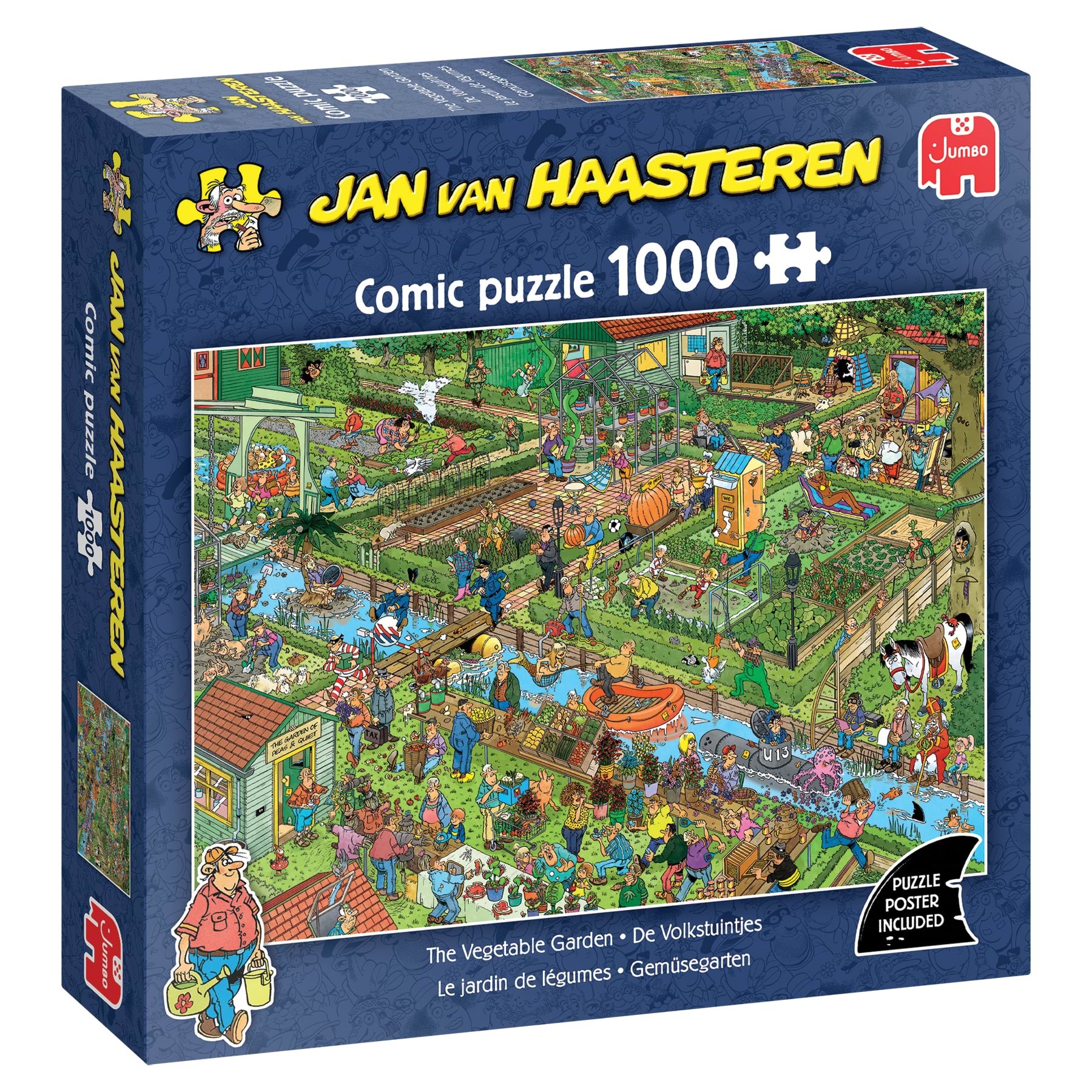 Jan van Haasteren The Vegetable Garden(1000) Puslespil 707-1110100600