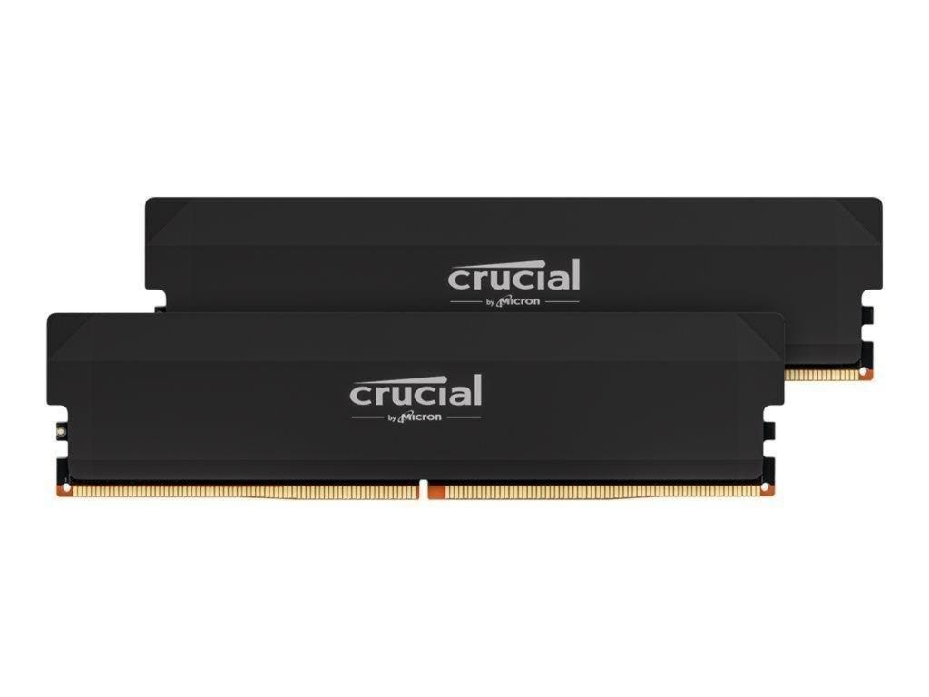 Crucial PRO Overclocking DDR5-6400 - 64GB - CL40 - Dual Channel (2 pcs) - AMD EXPO & Intel XMP - Sort