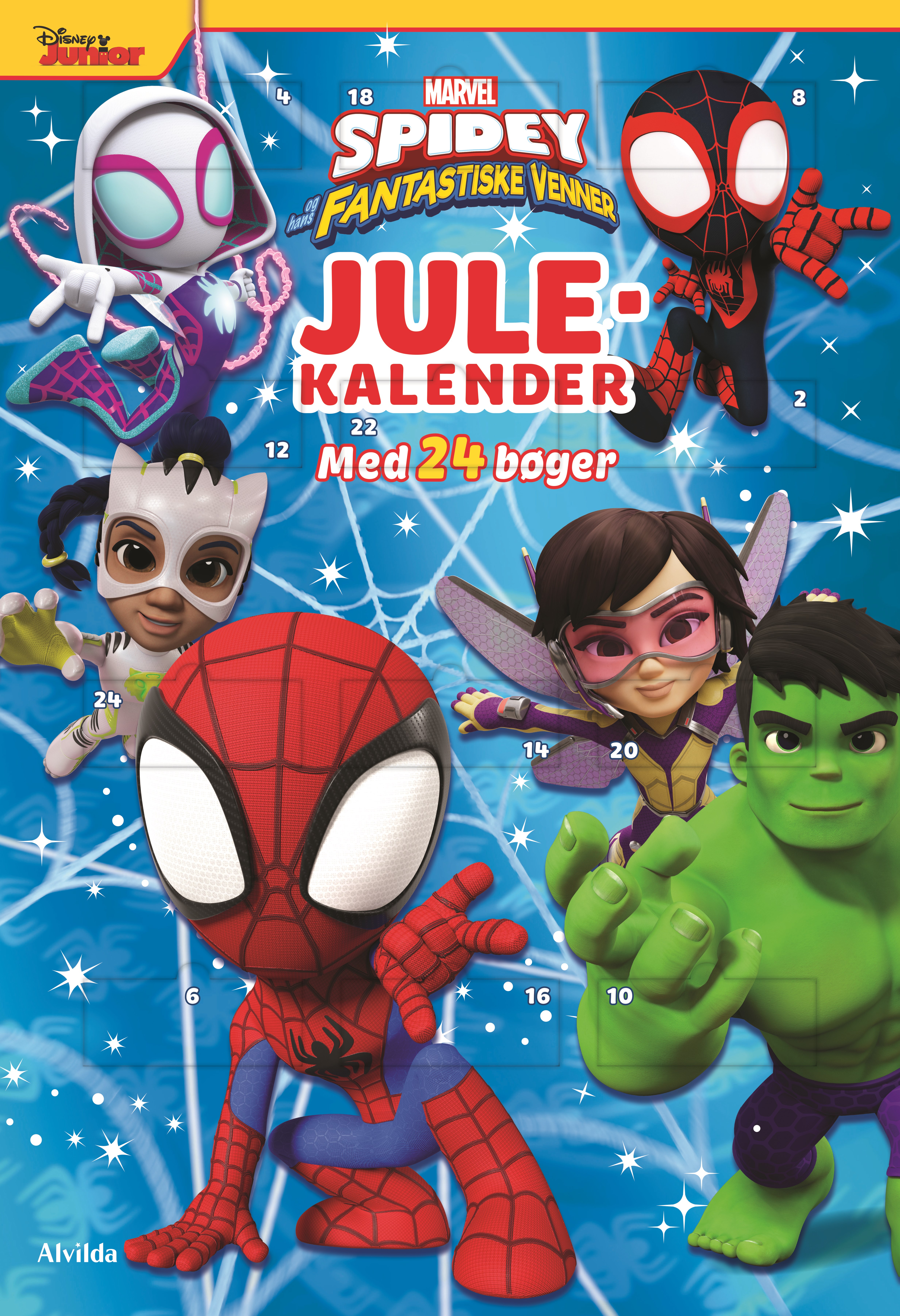 Karrusel Forlag Spidey - Julekalender 2026 Julekalender 9788741532424