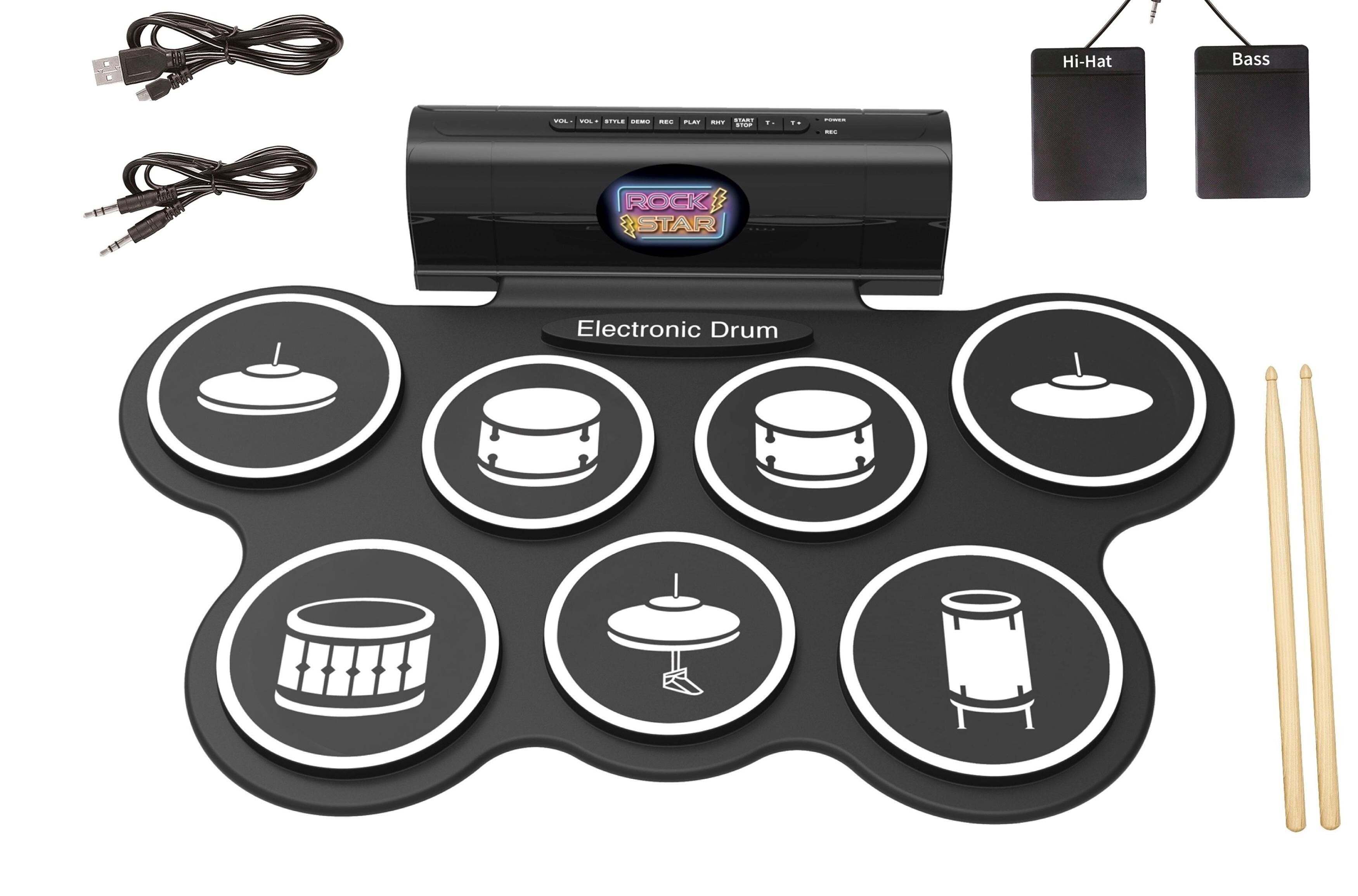 Music Foldable Drum Set Deluxe Musik 500910