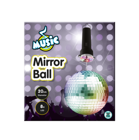 Music Mirror Ball 20cm Musik 501133