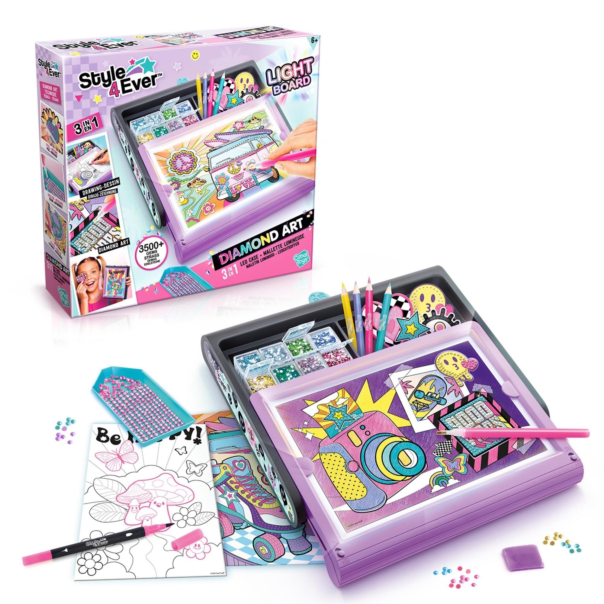 Style 4 Ever Diamond Art 3in1 LED Case Kreativt Legetøj 300