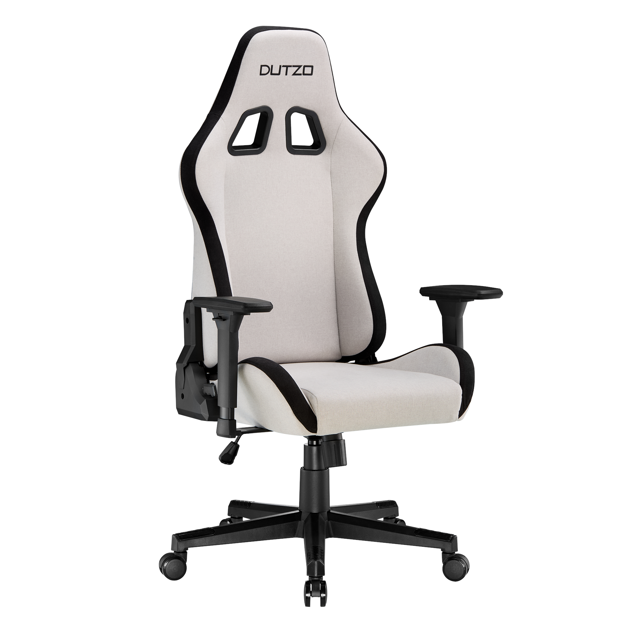 DUTZO E-SPORTS Gamer Stol - Lysegrå - Stof - Op til 120 kg Gamerstol DGC-ESPORT-CL-LG