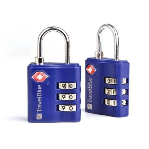 Travelblue 2 x TSA 3 Dial Combi Lock Sikkerhedsudstyr 38