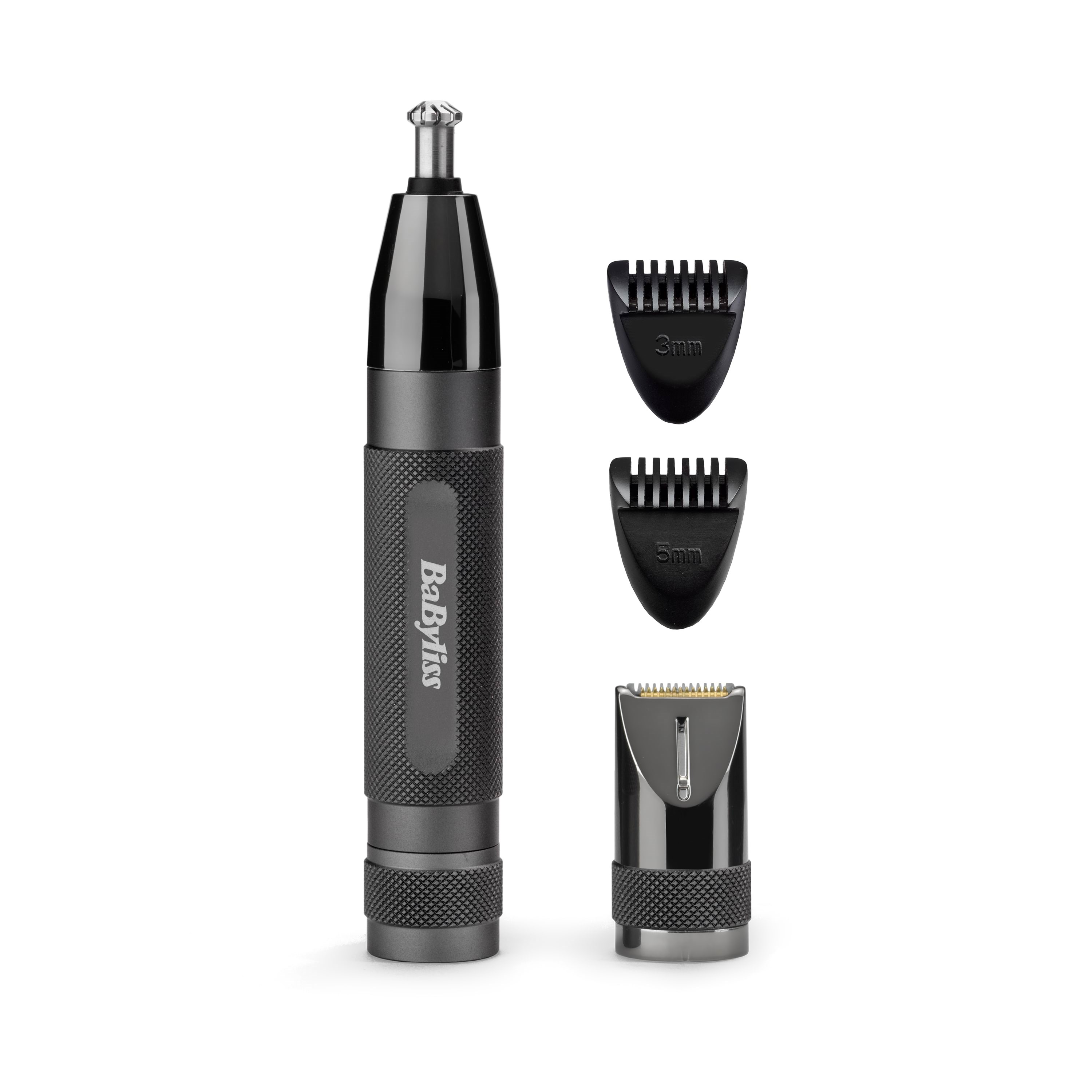 Babyliss Næsehårstrimmer Super X Metal Series Precision Nose, Ear & Eyebrow Multitrimmere - E111E Hårtrimmer