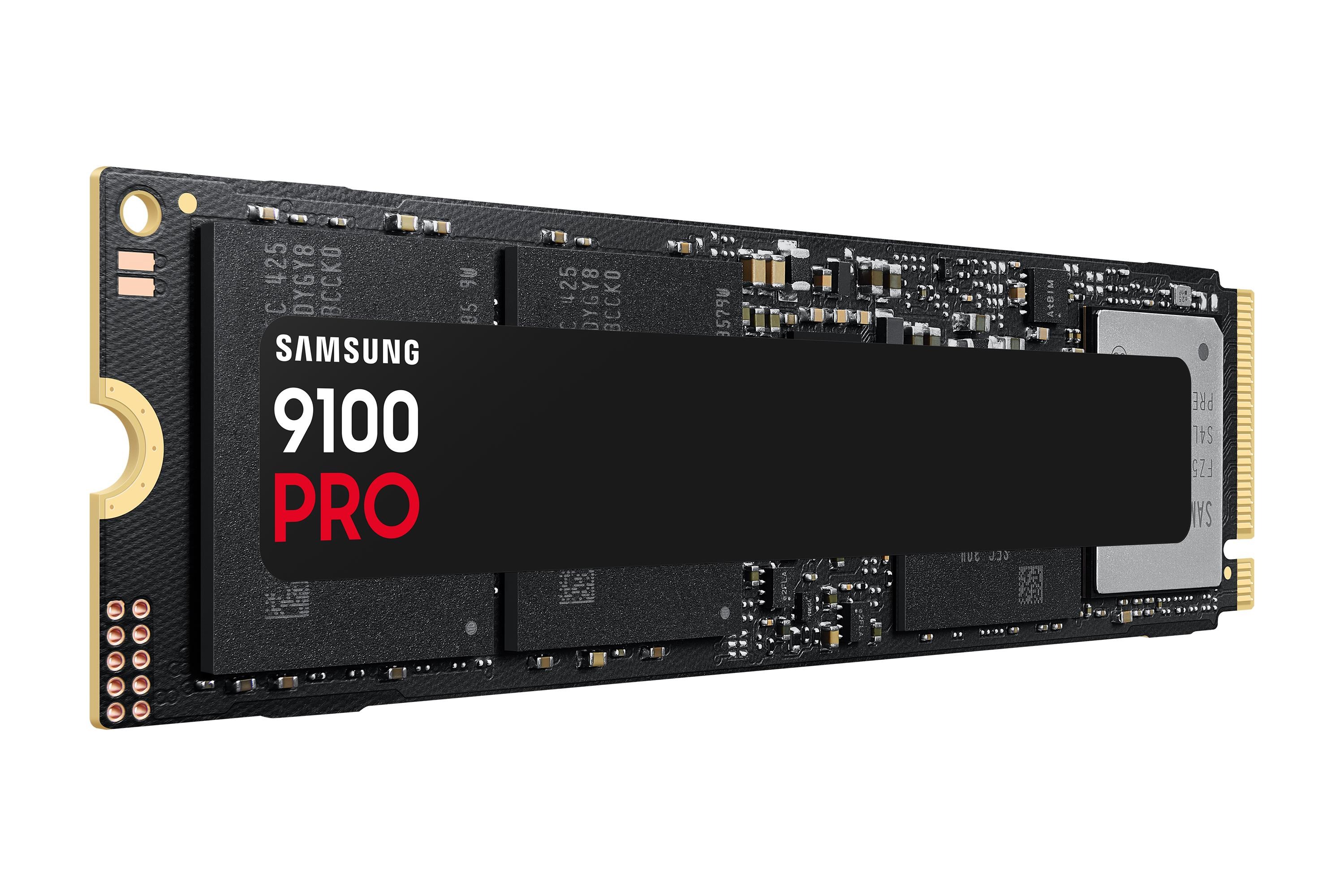 Samsung 9100 PRO SSD - 2TB - Uden køleprofil - M.2 2280 - PCIe 5.0 Ssd Harddisk Sort MZ-VAP2T0BW