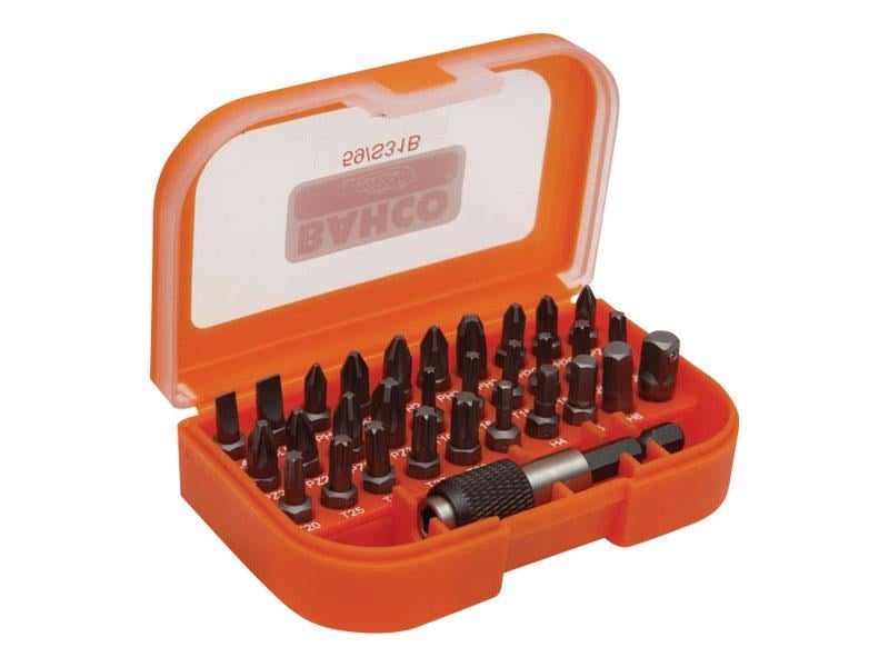 BAHCO screwdriver bit and bit adapter set - 31 pieces Bor Og Bits 59/S31B