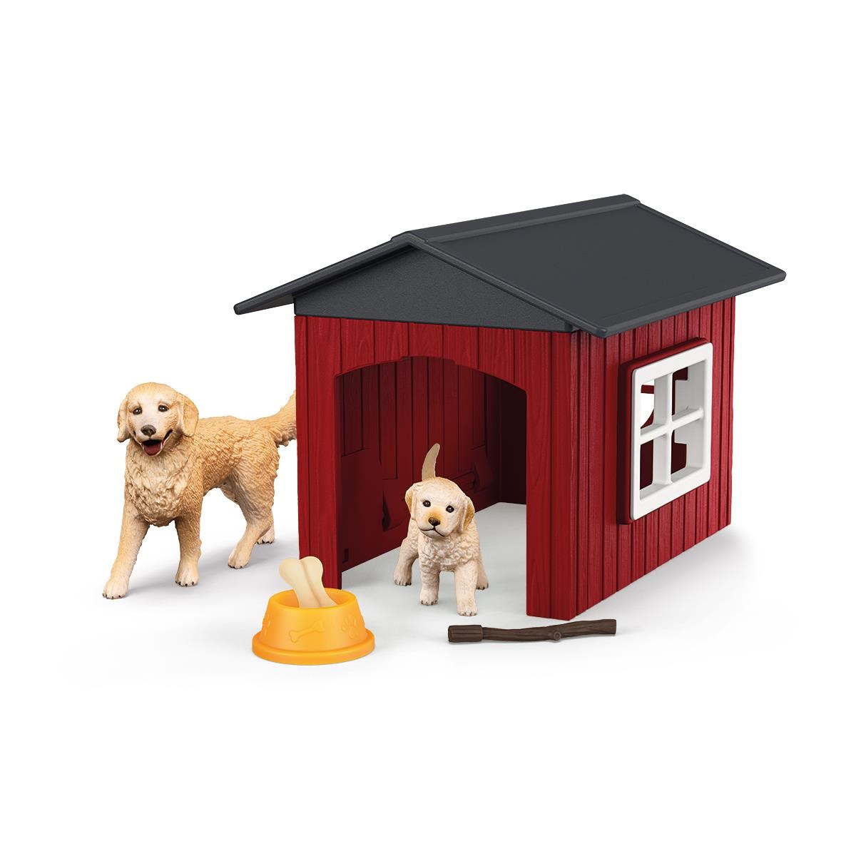 Schleich Hundekennel med 2 golden retrievere Legetøj 42722