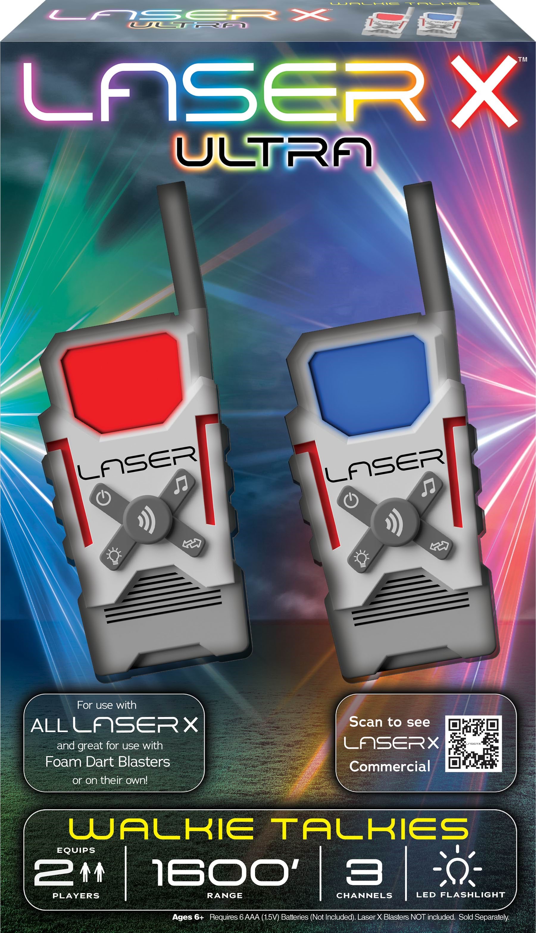 Laser X Communicator Walkie Talkie 500 m Legetøj 20335