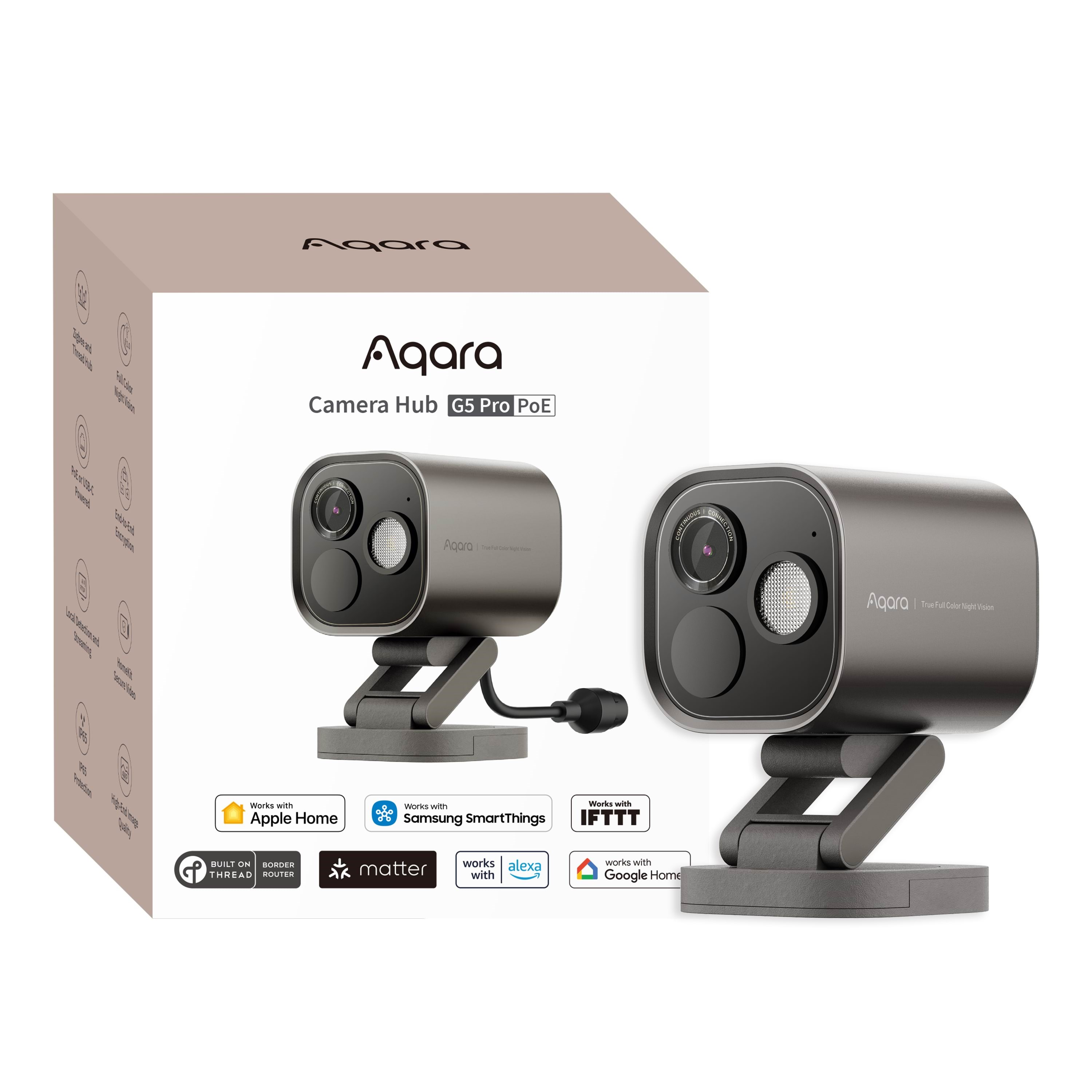 Aqara Camera Hub G5 Pro PoE Shadow Gray Smart Home CH-C03D-G