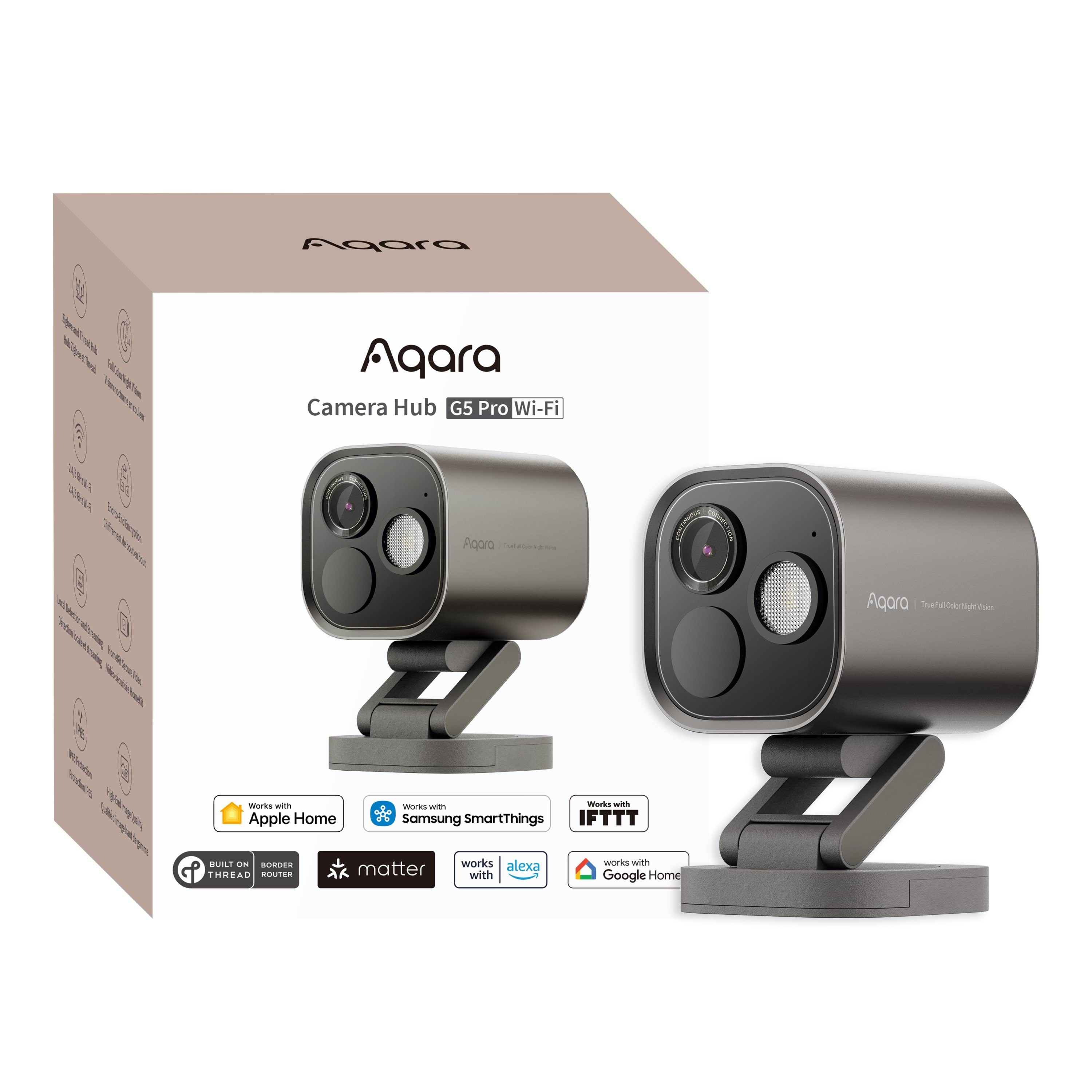 Aqara Camera Hub G5 Pro Wi-Fi Shadow Gray Smart Home CH-C07D-G