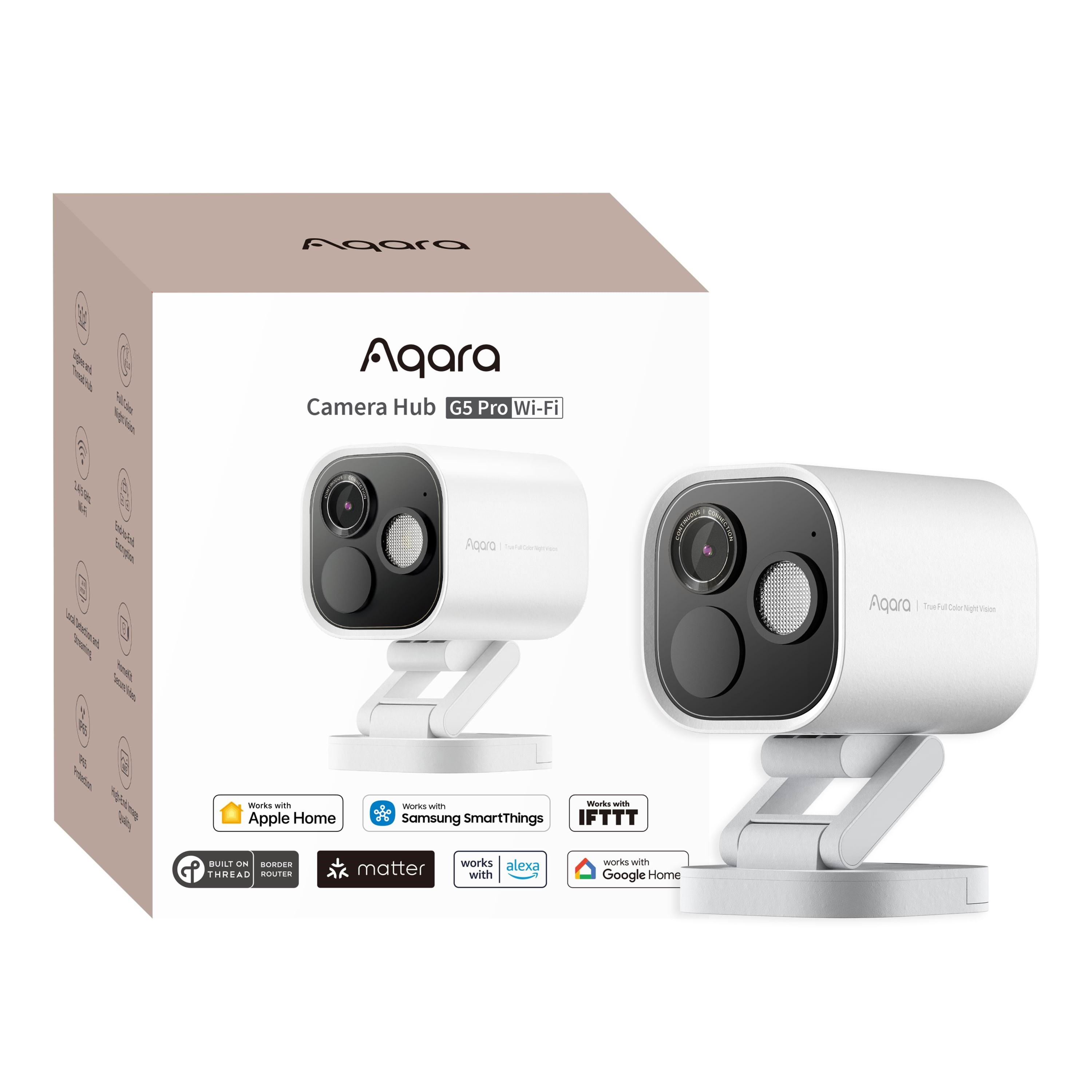 Aqara Camera Hub G5 Pro Wi-Fi White Smart Home CH-C07D-W
