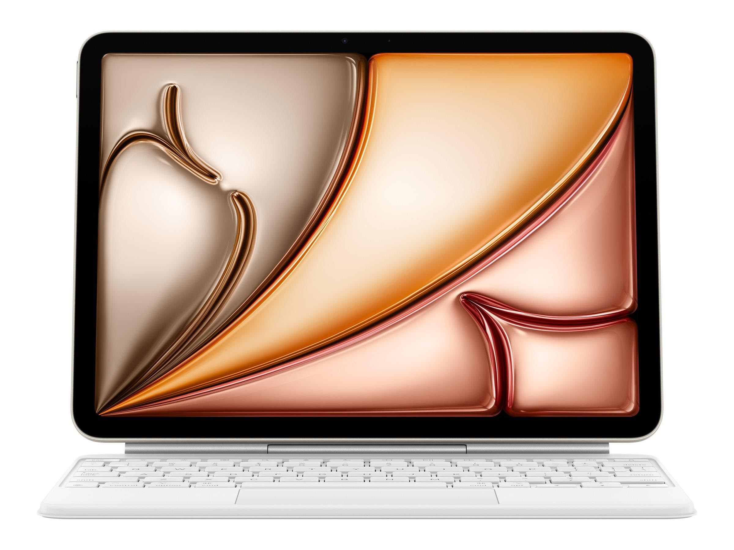 Apple Magic Keyboard for iPad Air 11" M4 | M3 | M2 - Danish - White - Tastatur & Folio sæt - Dansk - Hvid