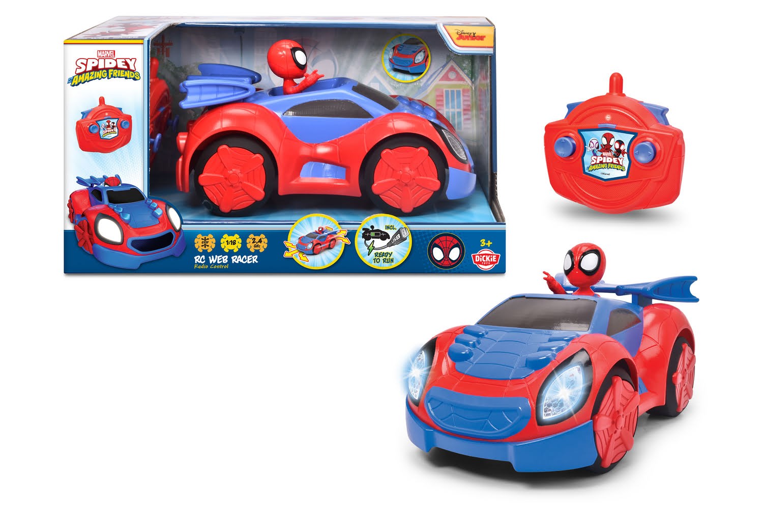 Jada Toys RC Spidey Web Racer Fjernstyret Bil 203225000