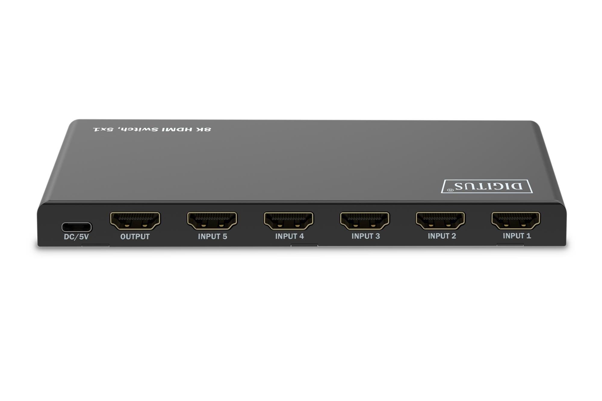 DIGITUS 5x1 HDMI Switch Hdmi Splitter DS-55334