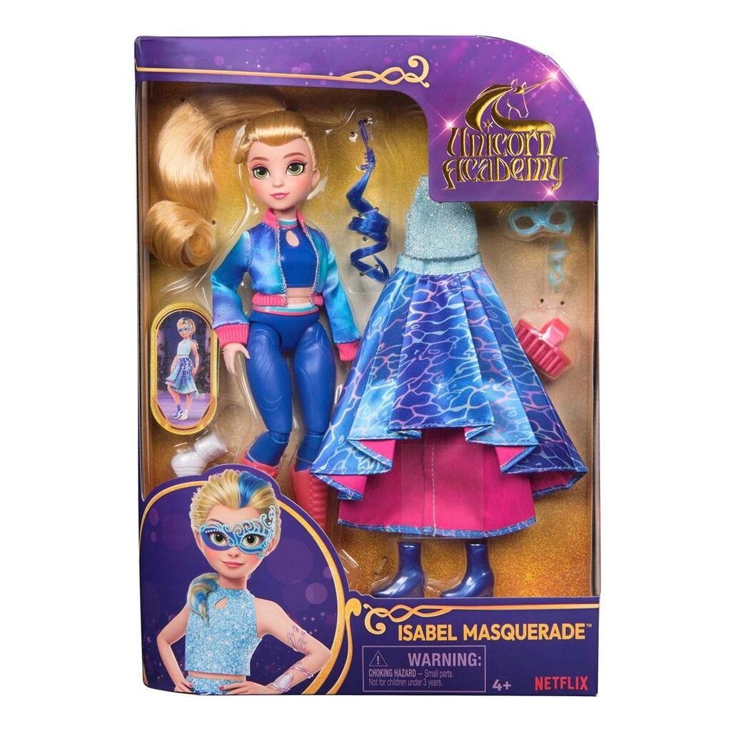 Unicorn Academy Enhjørningeakademiet Dlx Dukke Isabell Masquerade 24 cm