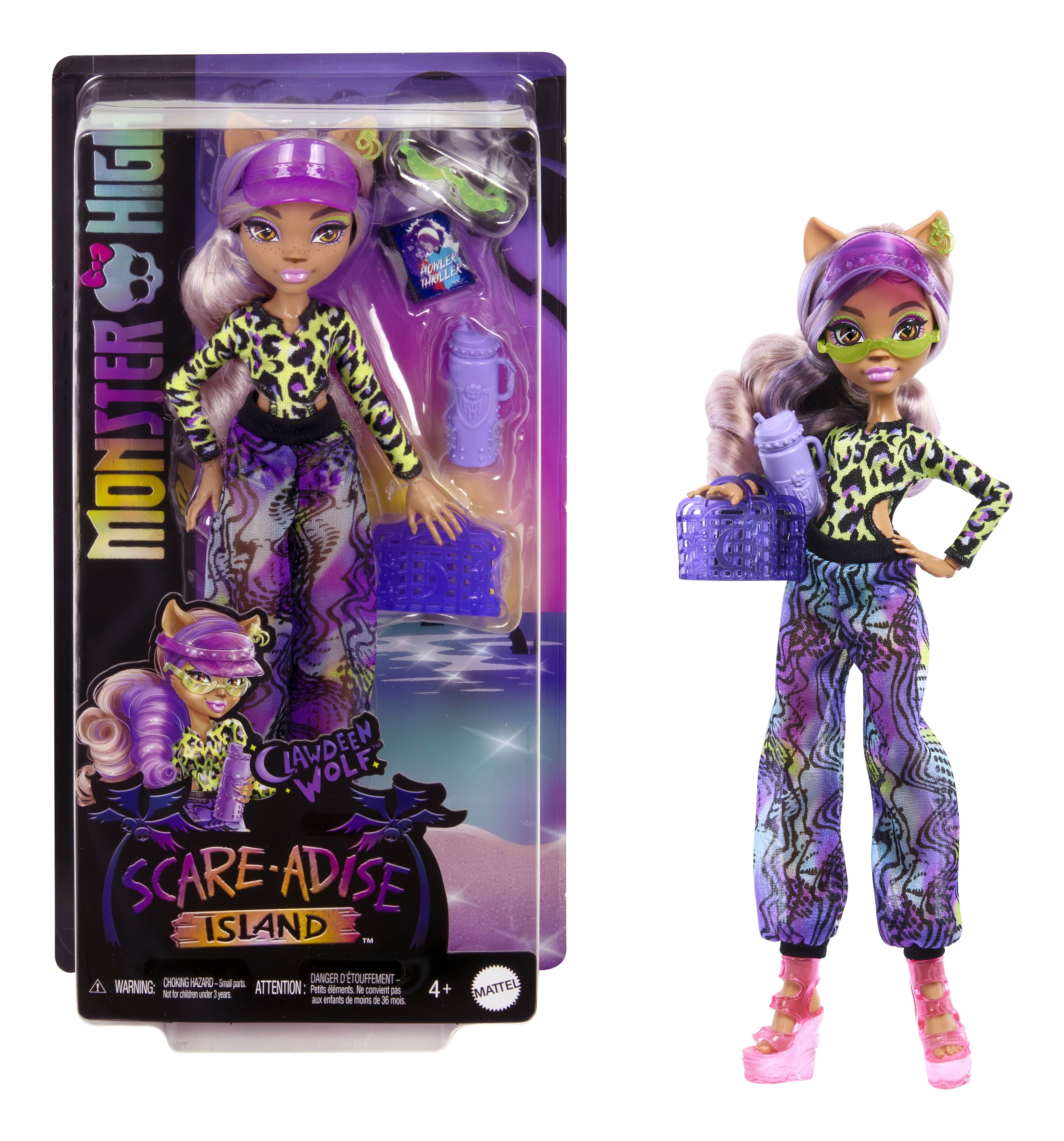 Monster High Scare-adise Island Clawdeen dukke Dukker Og Dukketilbehoer HRP67