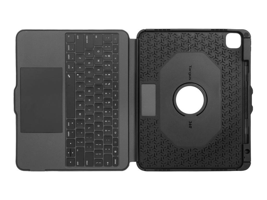 Targus Versavu - keyboard and folio case - Tastatur & Folio sæt - Nordisk - Sort Tastatur THZ989NO