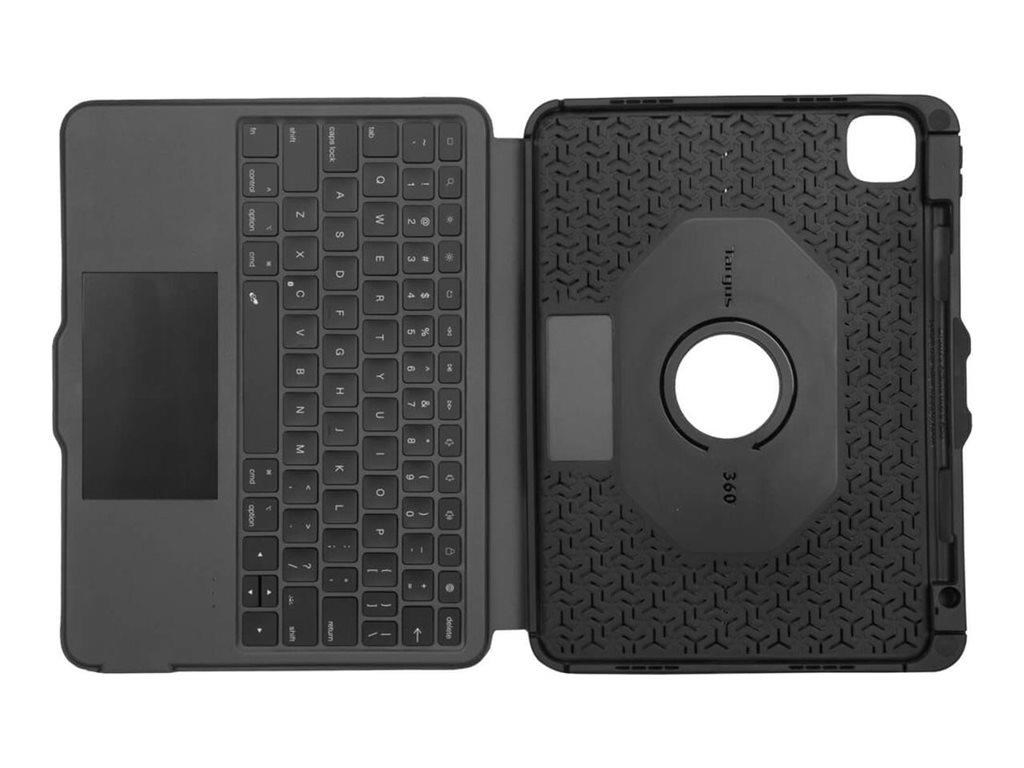 Targus Versavu - keyboard and folio case - Tastatur & Folio sæt - Nordisk - Sort