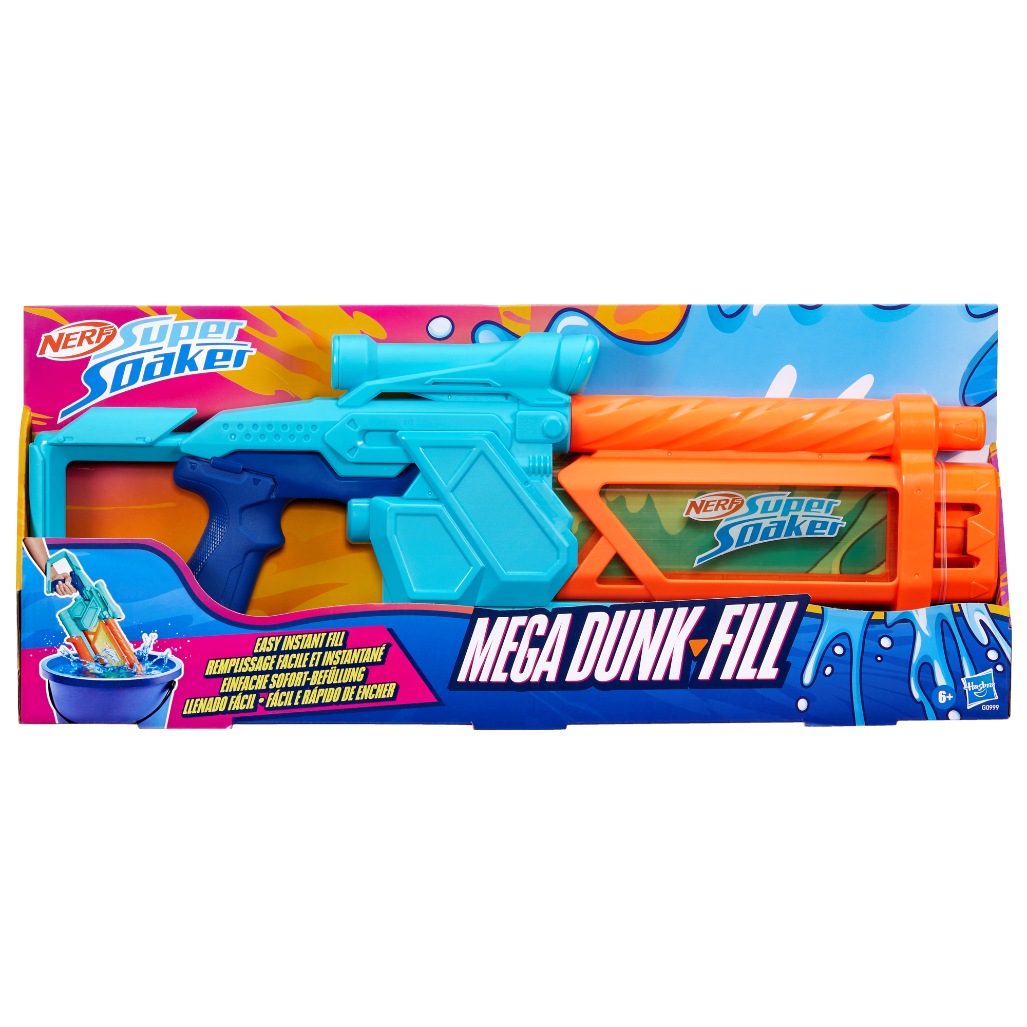 NERF Super Soaker Mega Dunk-Fill Water Blaster 1005 ml Vandleg G09995L0